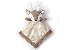 Levtex Home Baby Deer Security Blanket, Tan, Taupe, Brown