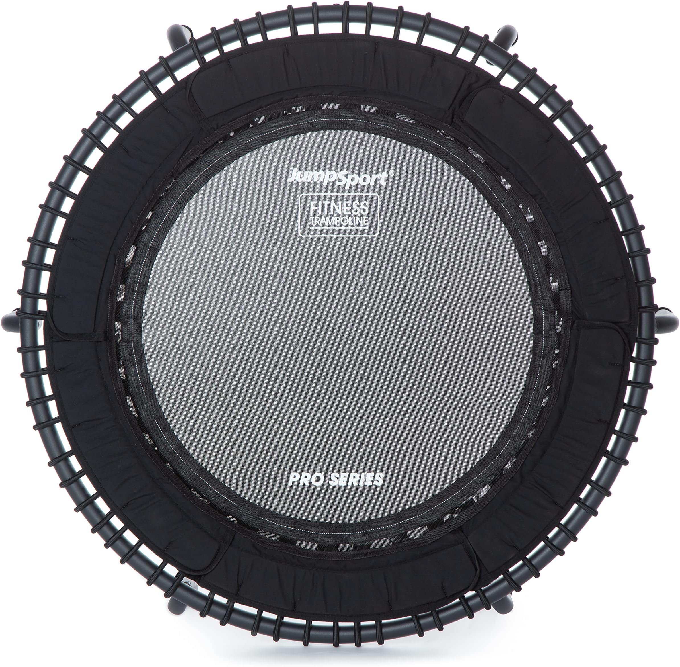 JumpSport 550f/570 PRO Large Diameter Heavy Duty Fitness Trampoline, 44-inch | Extra Firm Bungees with 7 Settings | 325 lb Wt. Rating | Extended 60-Day Free Streaming Trial