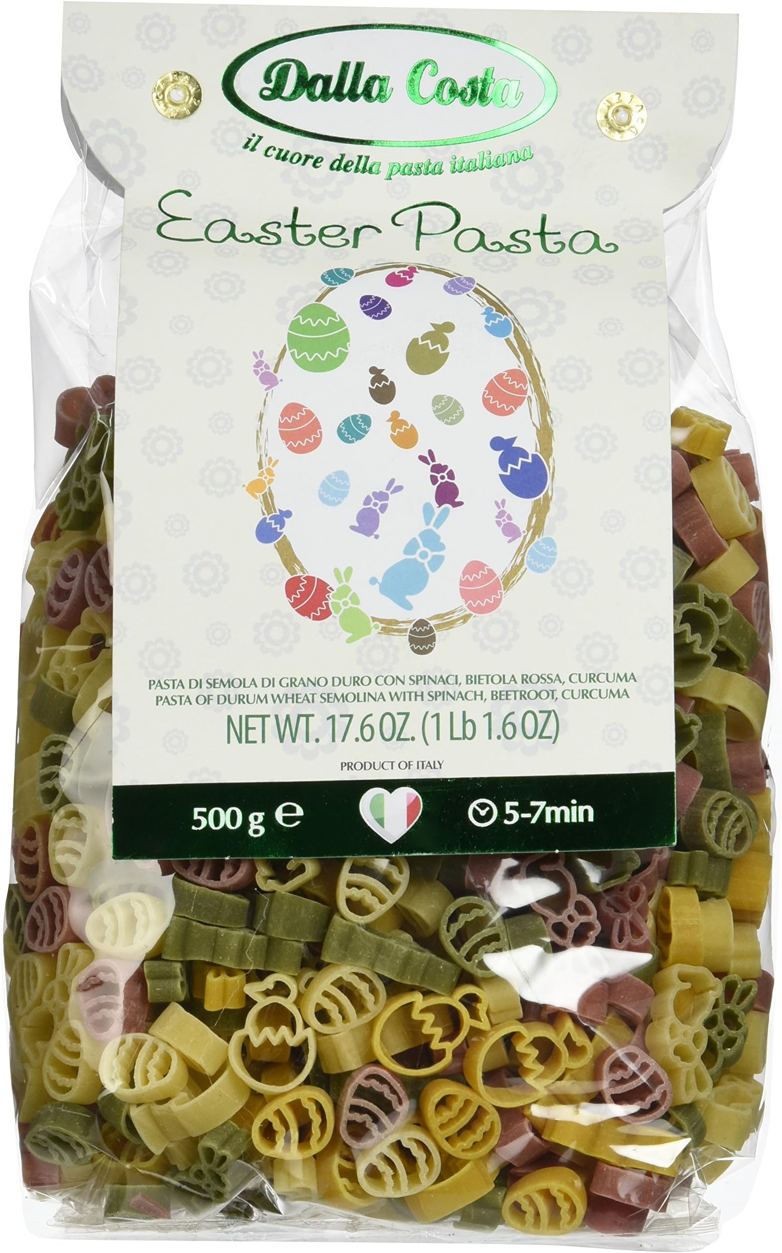 Dalla Costa Easter Tricolour Pasta 500g