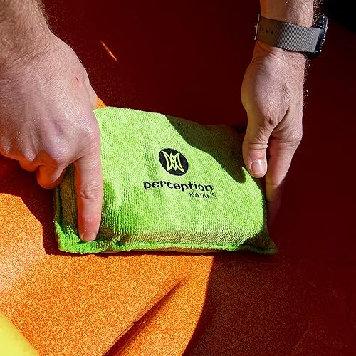 Miniatura 4 de Perception - Esponja para kayak  Esponja absorbente de agua para kayak  Absorbe hasta 1 litro, amarillo, talla única