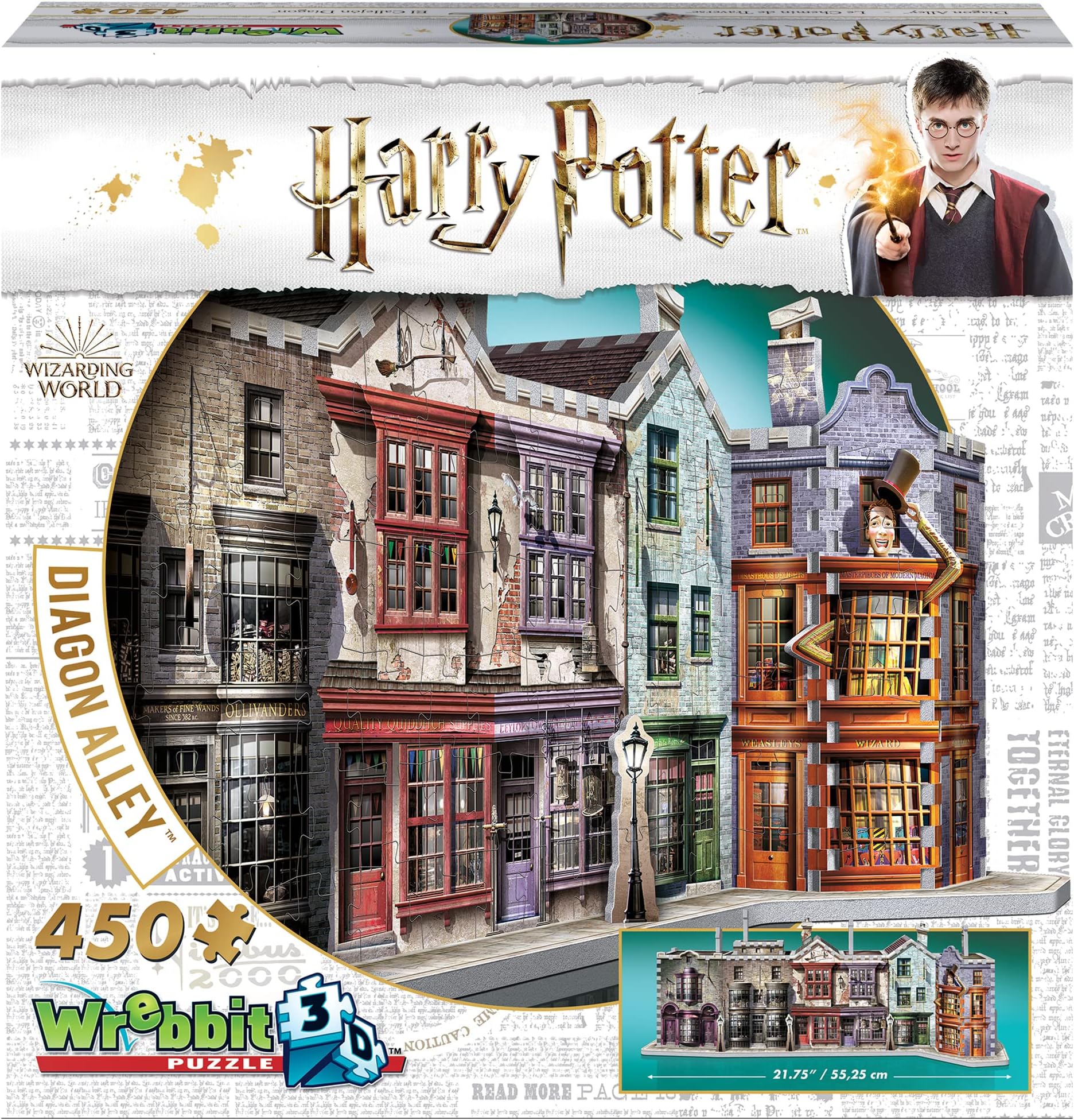 W3D-1010 Harry Potter 3D Puzzle, bunt