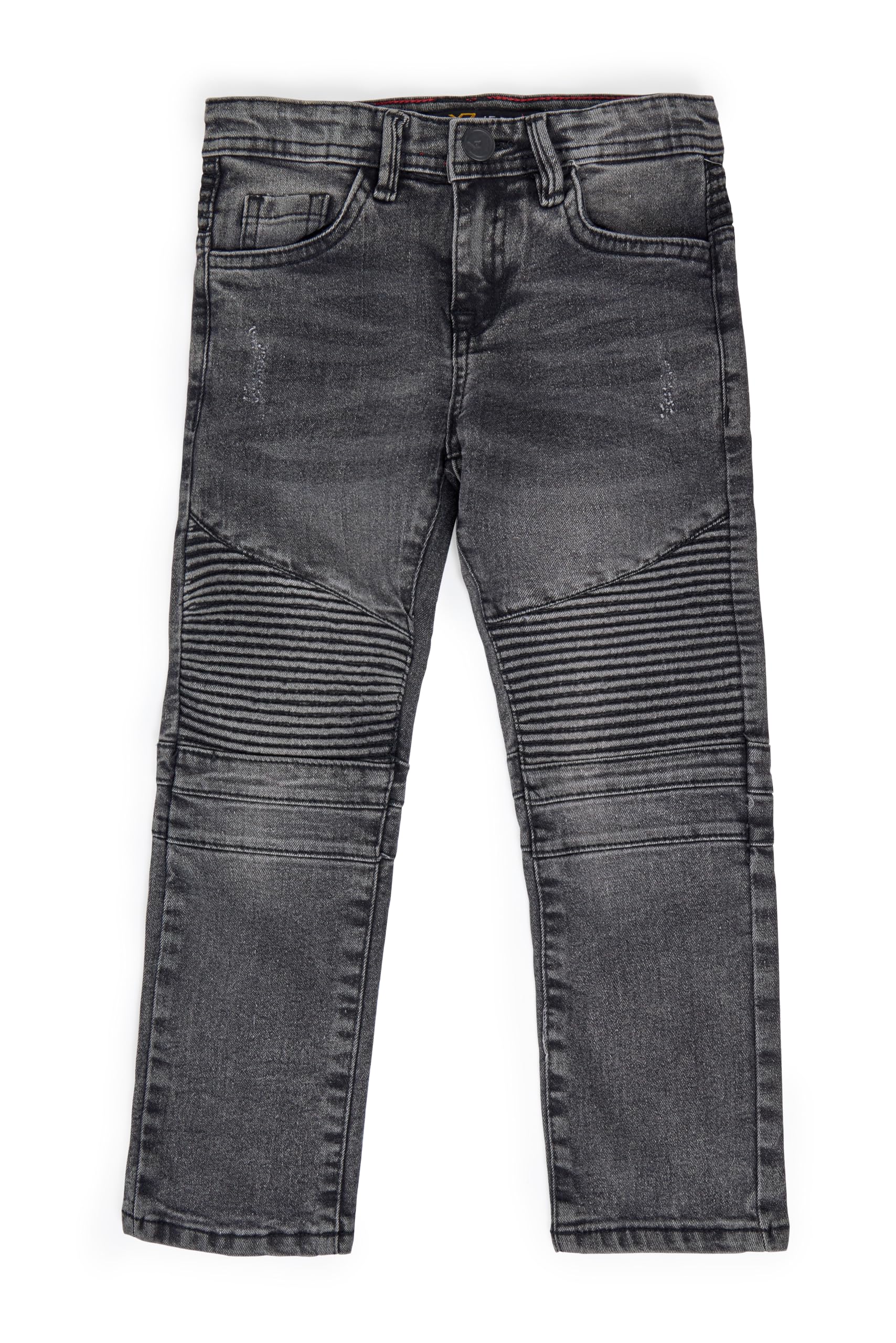 X RAY Denim, Big Boy & Little Kids Stretch Slim Fit Pants, Distressed Ripped Biker Jeans For Boys Niños