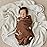 Bleu La La Knit Baby Swaddling Blanket - 100% Cotton Lightweight Soft Cozy Receiving Swaddle Stroller Quilt Blanket for Shower Gift Registry for Newborns, Infants, Toddlers (Deer - Mocha)