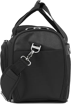 Travelpro Maxlite 5 Softside 2pc Set Expandable Carry On Upright 2 Wheel Luggage/Soft Underseat Tote, Lightweight Suitcase, Men and Women, Black