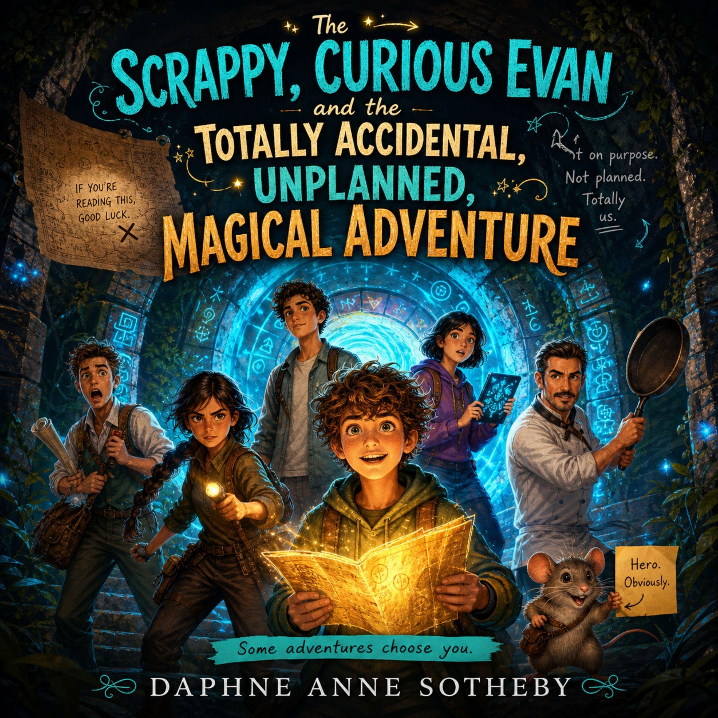 Cover art for The Scrappy, Curious Evan and the Totally Accidental, Unplanned, Magical Adventure