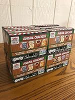 Vista 3 de Happy Snacks Animal Crackers - Ingredientes a base de plantas sin OMG, paquetes de bocadillos de galletas de animales, sin nueces y maní