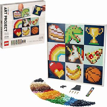 LEGO Art Art Project Create Together 21226 Building Kit; A Great Creative Opportunity to Make Fun Wall Art 4,138 Pieces