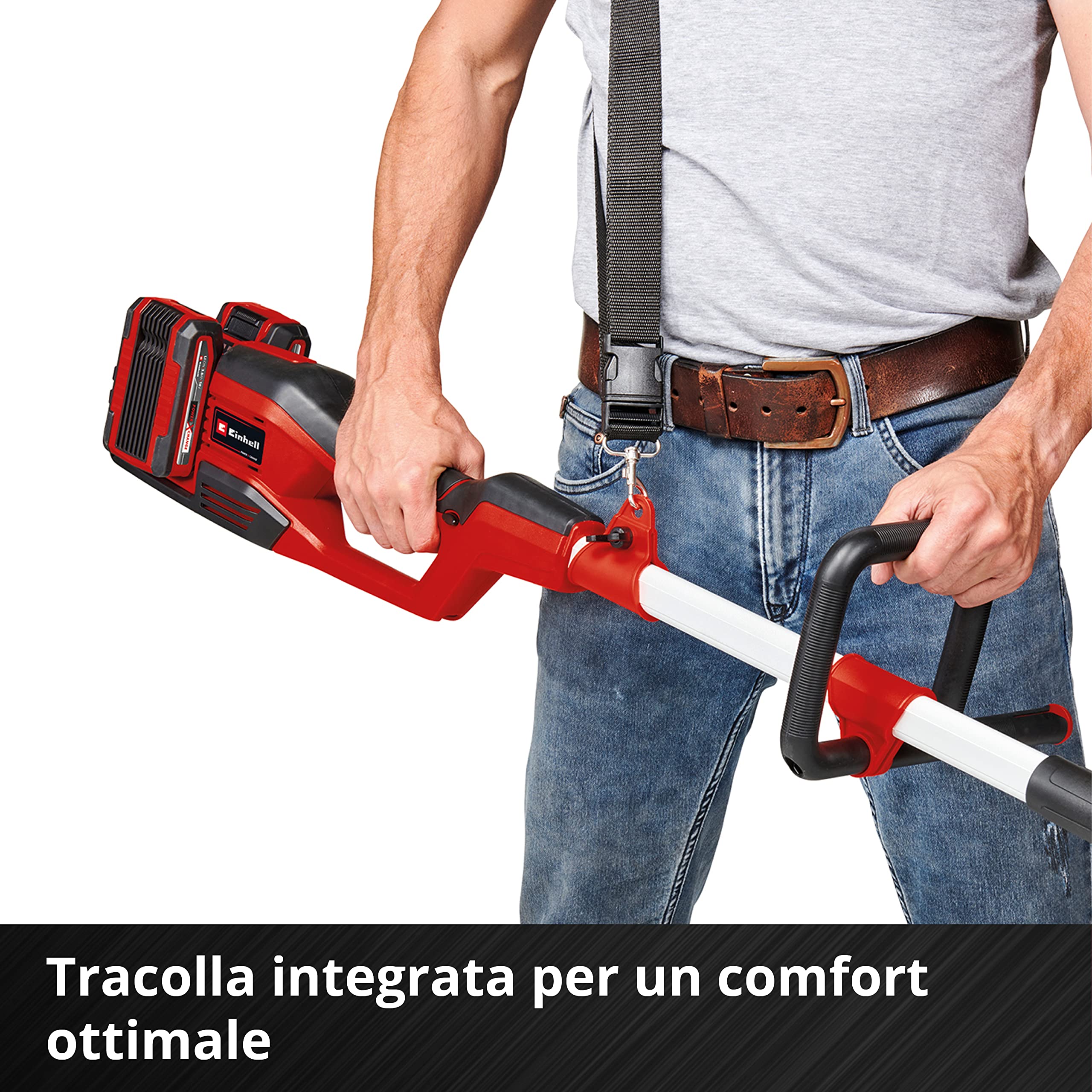 Einhell utensile multifunzione a batteria GE-LM 36/4in1 Li-Solo Power X-Change (ioni di litio, motore senza spazzole, testina inclinabile in 7 posizioni, senza batteria e caricabatteria)