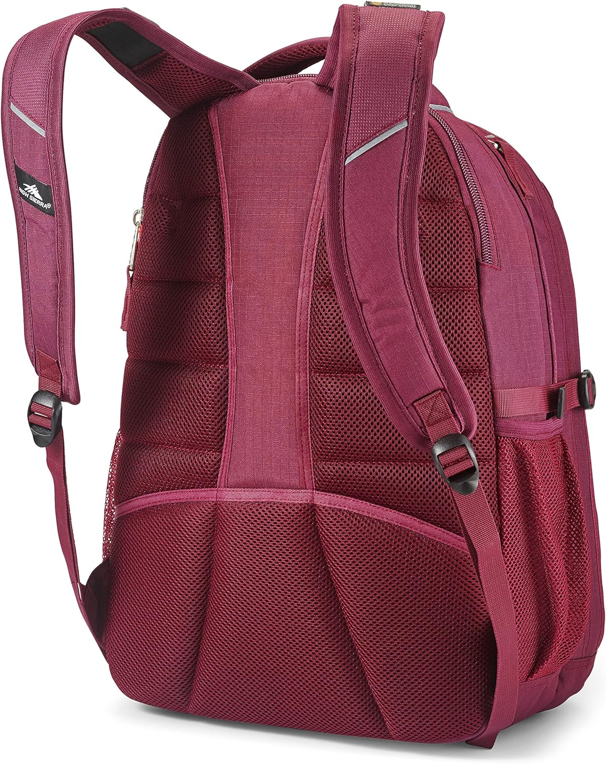 High Sierra Swerve Laptop Backpack, One Size, Copper Splater/Maroon - Image 4