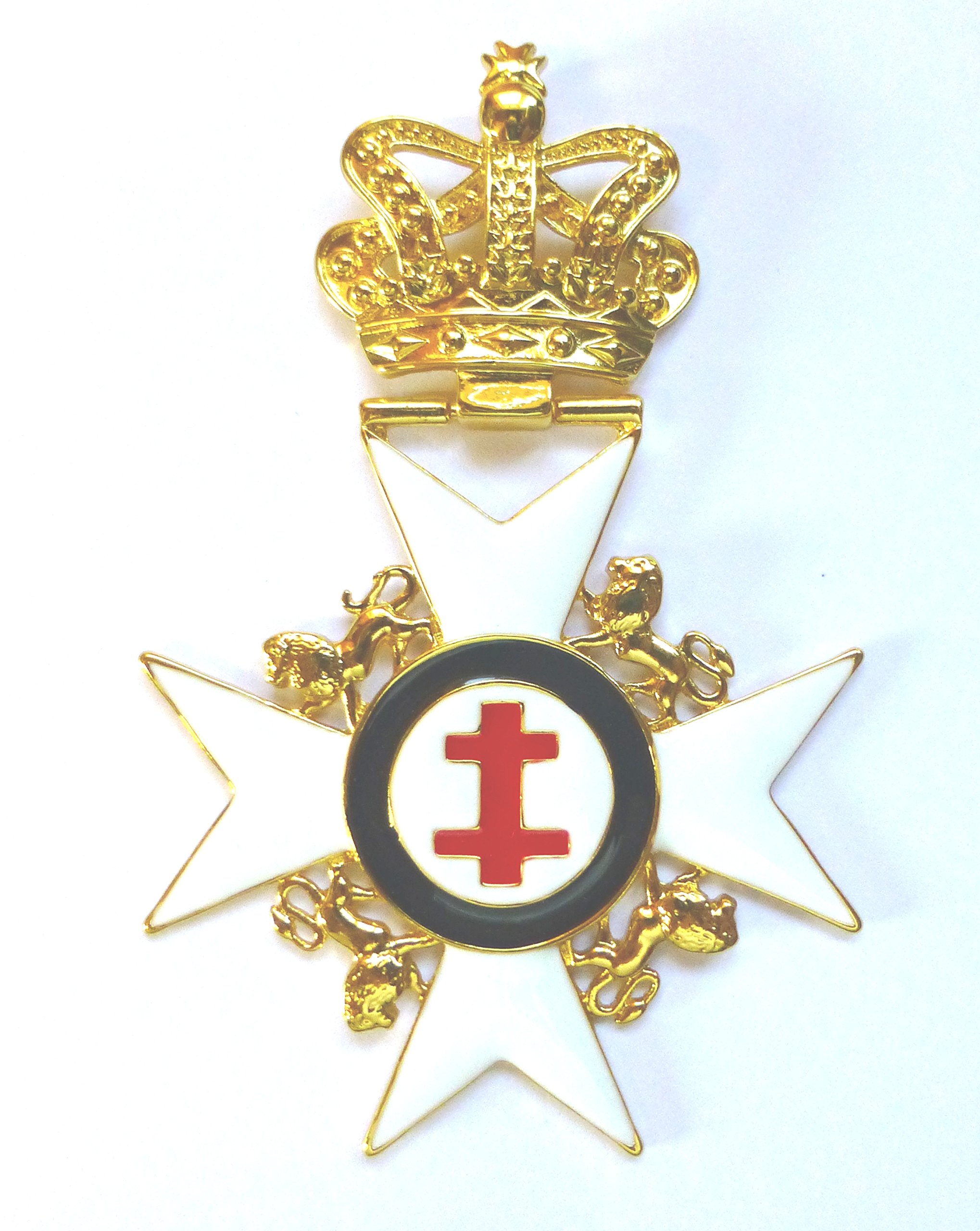 The Lodge Masonic Regalia Gold Masonic Knight Templar Past Preceptor Collarette Jewel - Lr322