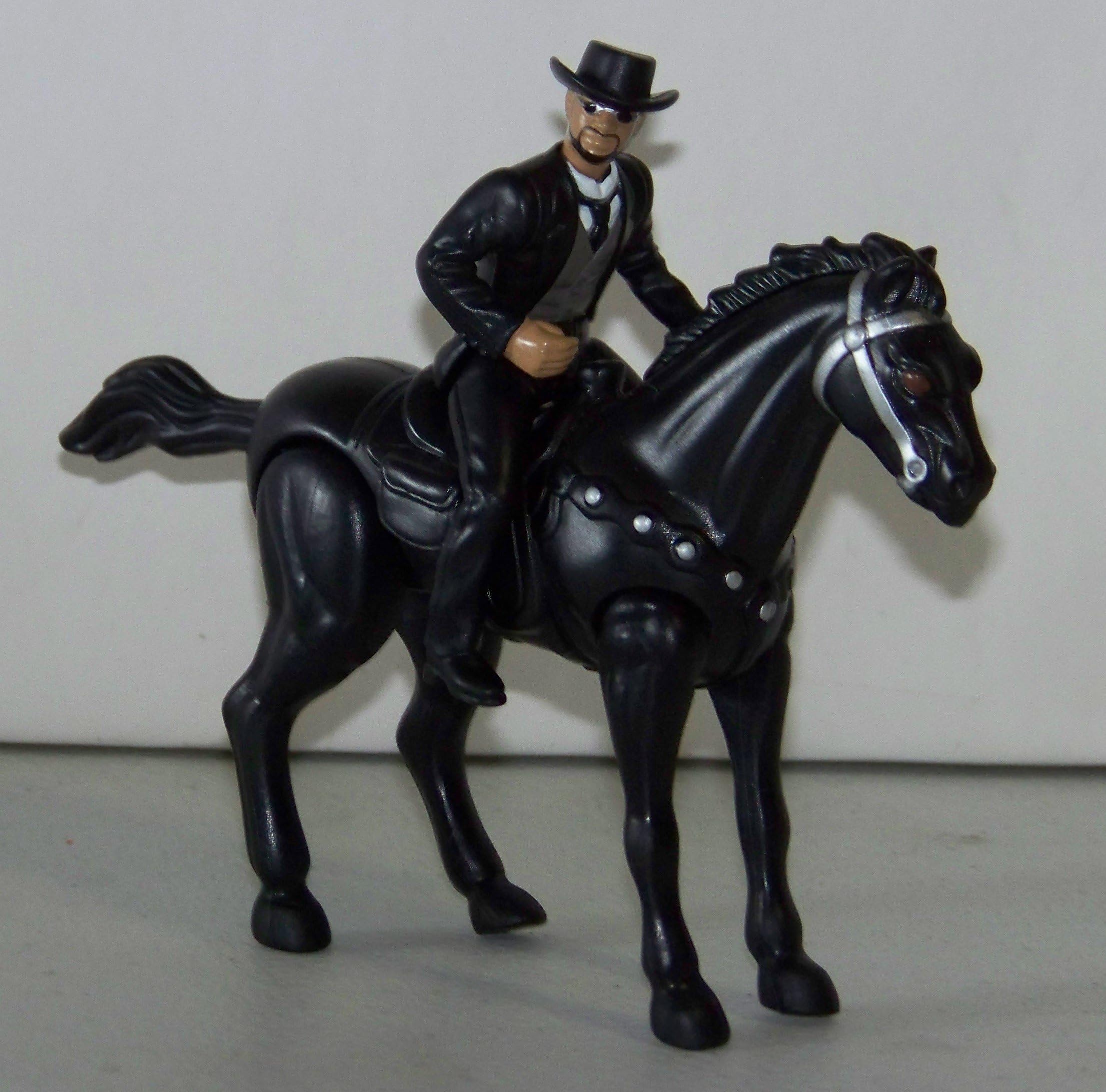 Wild Wild West Will Smith & horse figures Burger King 1999
