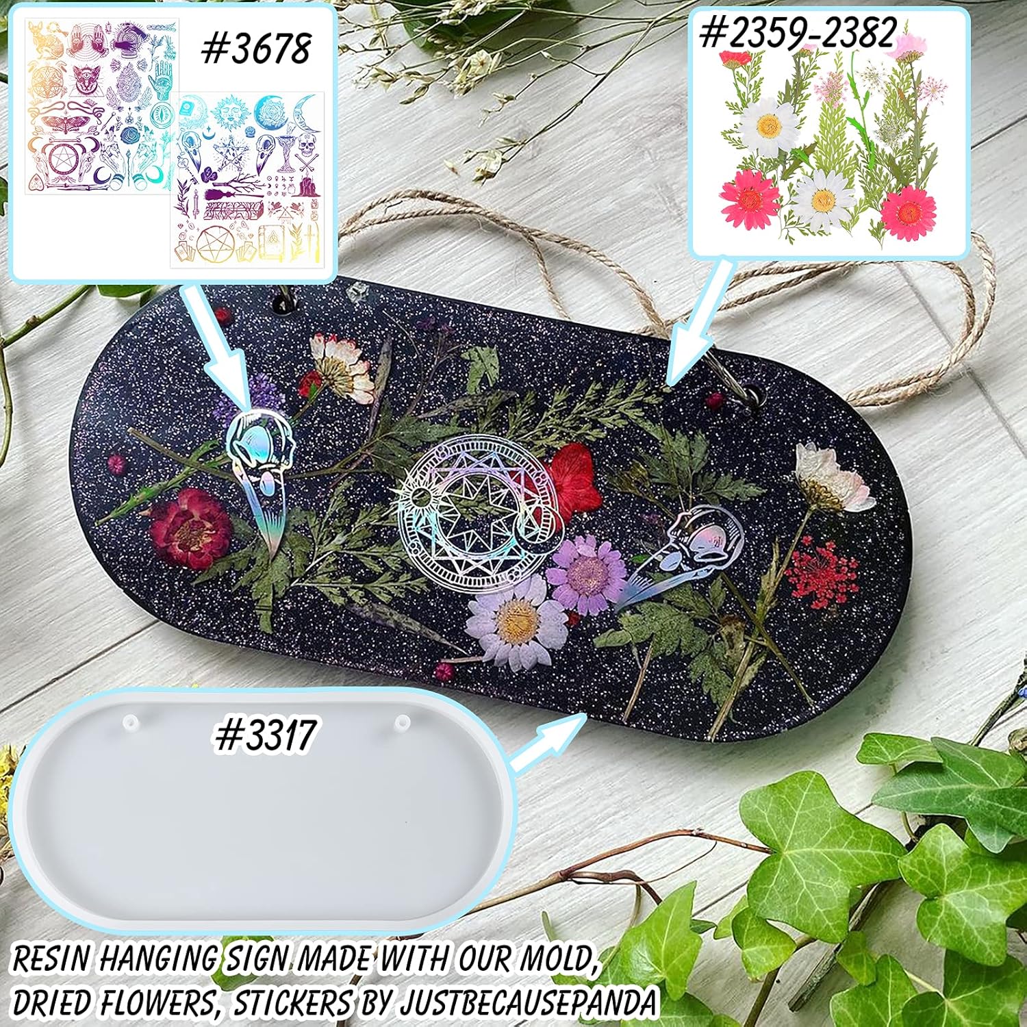 Epoxy Resin Sign Silicone Molds and Accessories Set, Polymer Clay Concrete DIY Hanging Tags, Door Number Plates, Indicator Signs Pack of 55 Lot, Extra Large 8.8-10.1inch