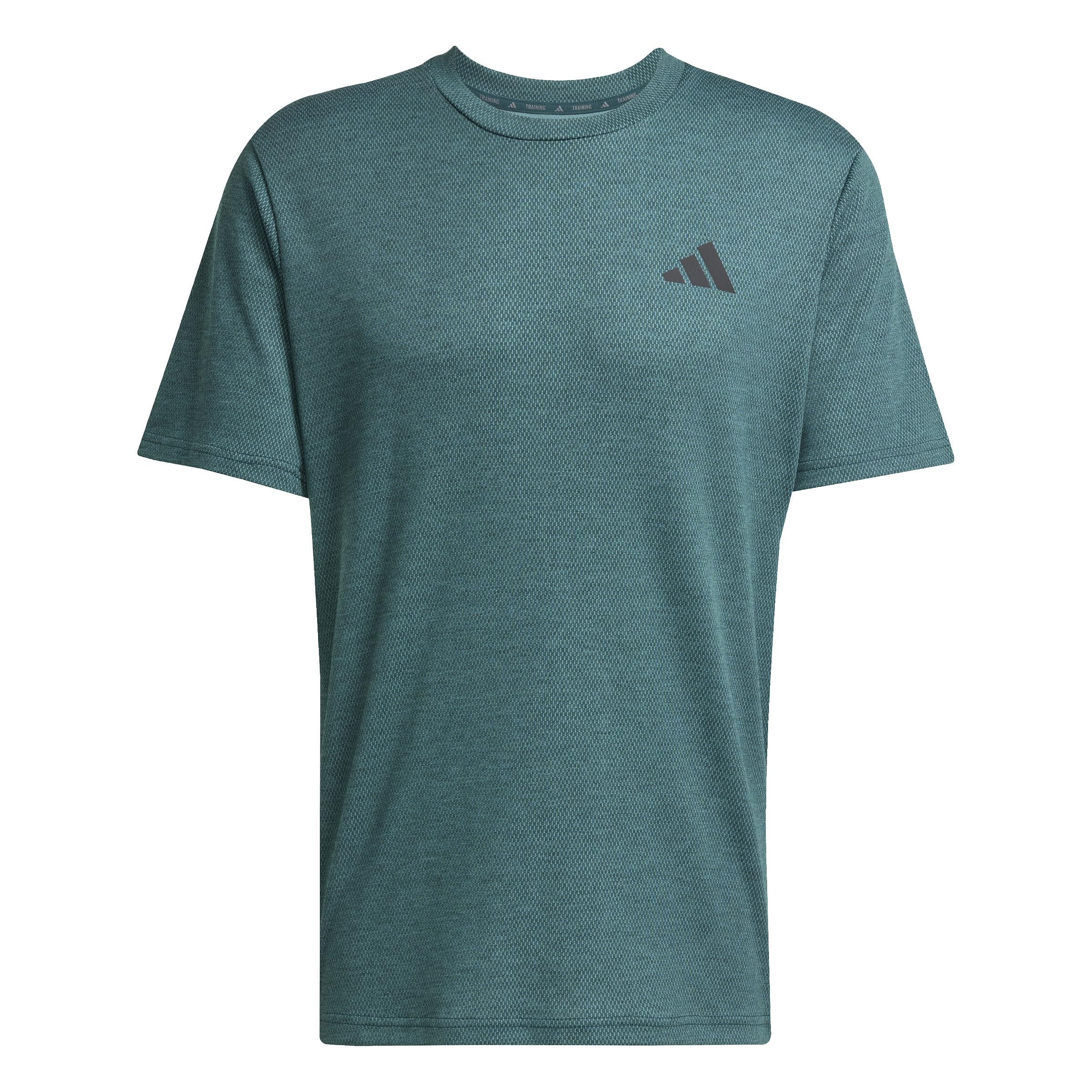adidas Men's Train Essentials Feelready Novelty T-Shirt, Aurora Ivy, XS