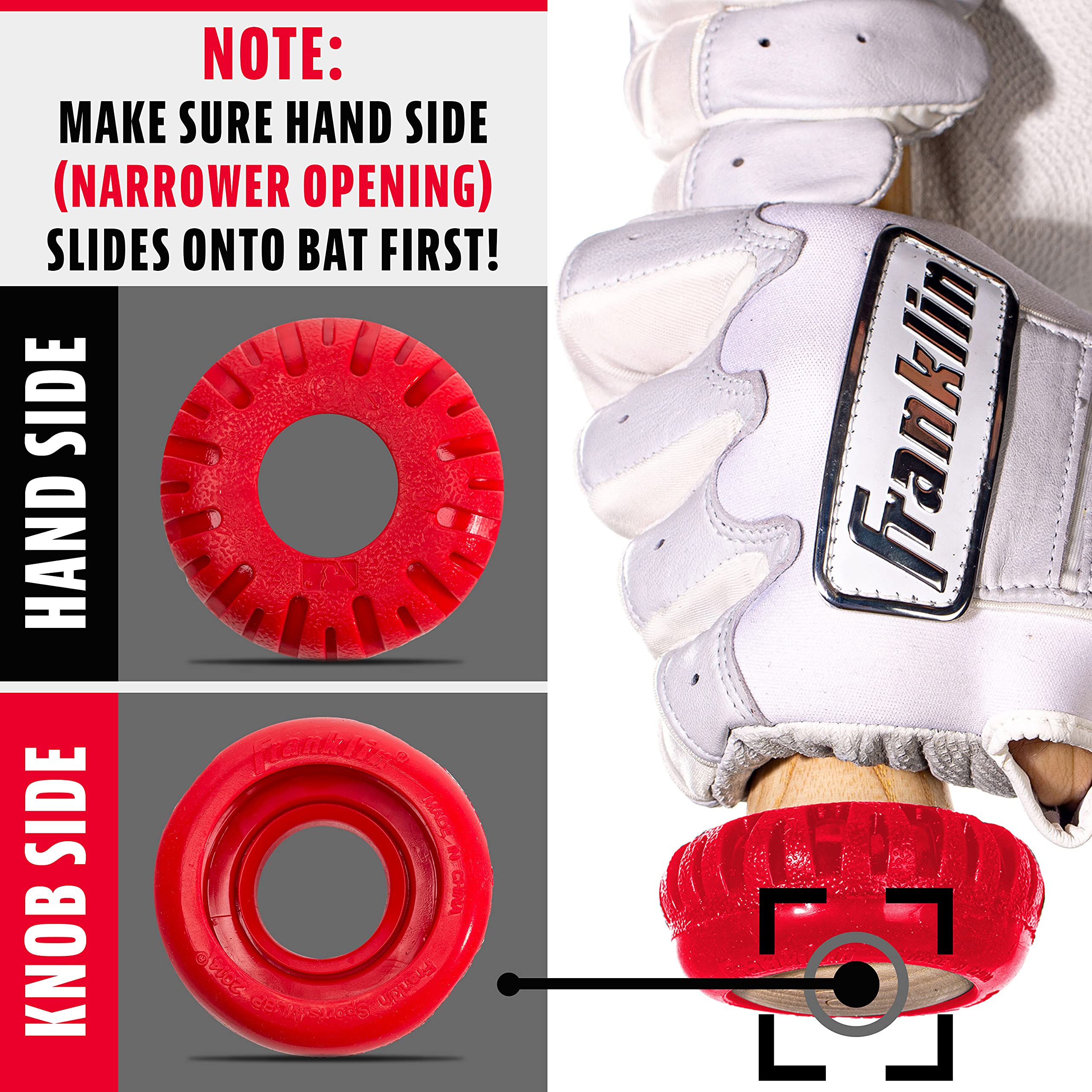 Kit Poignée Conique Pour Batte De Baseball/Softball - Grip-n-Rip Lite