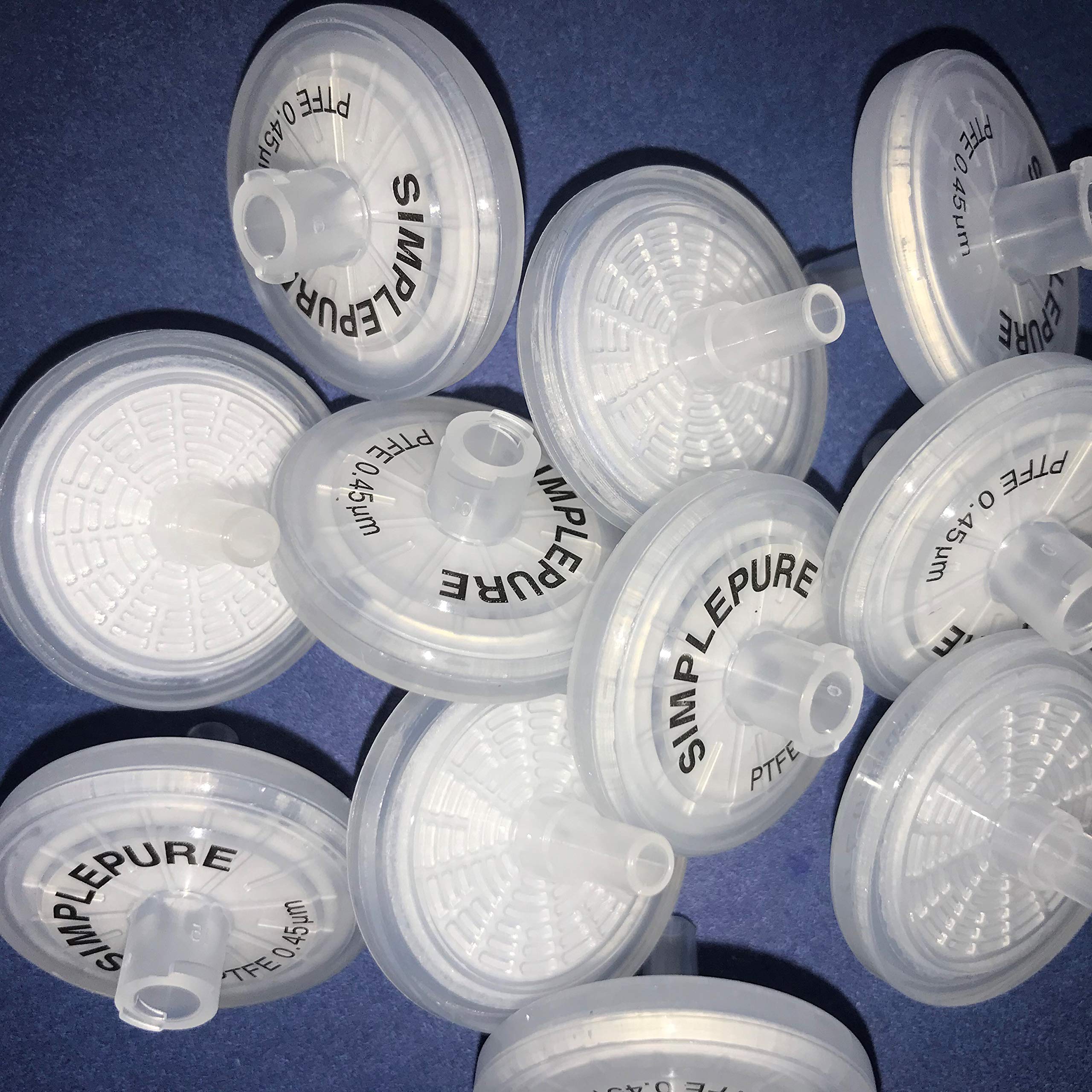 Microliter F13-4045 Syringe Filter, PVDF, 0.45µm, 13 mm (Pack of 100)