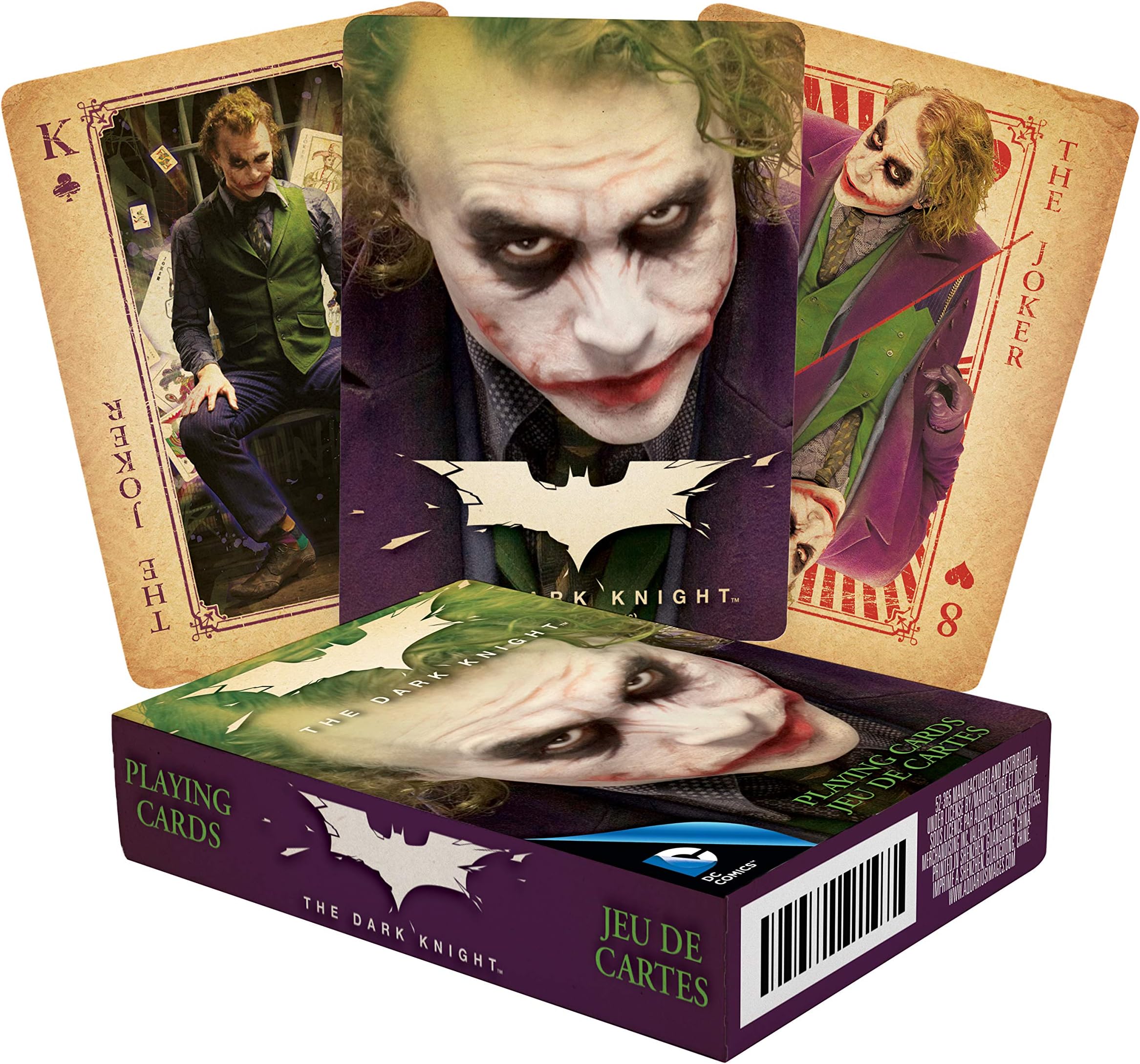 Aquarius DC Comics The Joker Heath Ledger Playing Cards