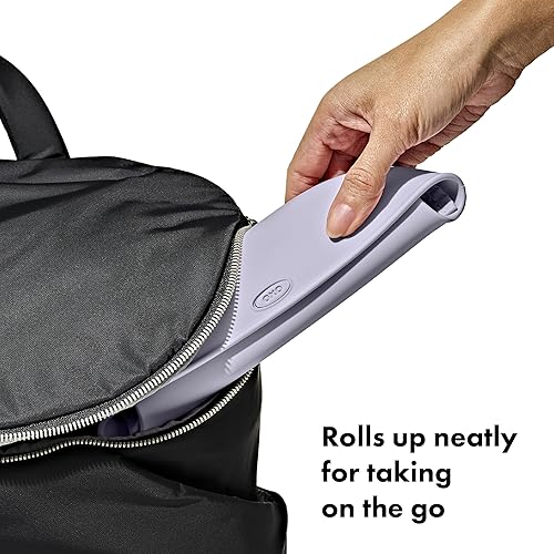 Miniatura 43 de OXO Tot Babero enrollable, paquete de 2, flor y anochecer Flor/anochecer,Llovizna/Flor,Llovizna/anochecer,Llovizna/Ópalo,Lila/Ópalo,Azul/gris,Verde