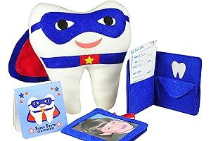 Kids Tooth Beary Superhero Fairy Pillow