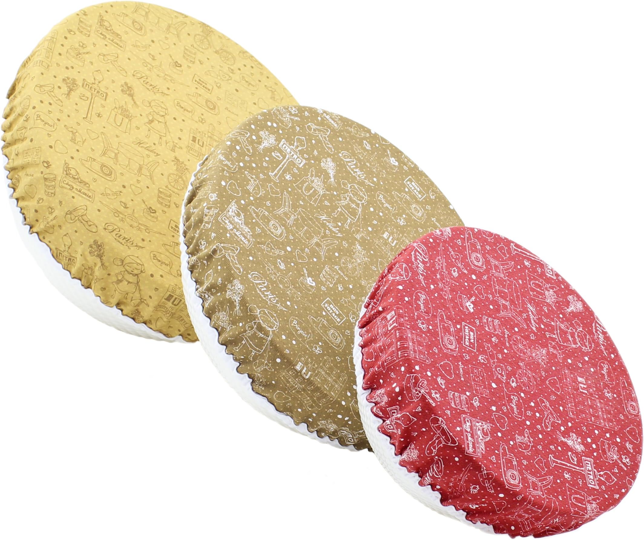 Zoie + ChloeZoie + Chloe Reusable 100% Cotton Fabric Bowl Covers - 3 Pack