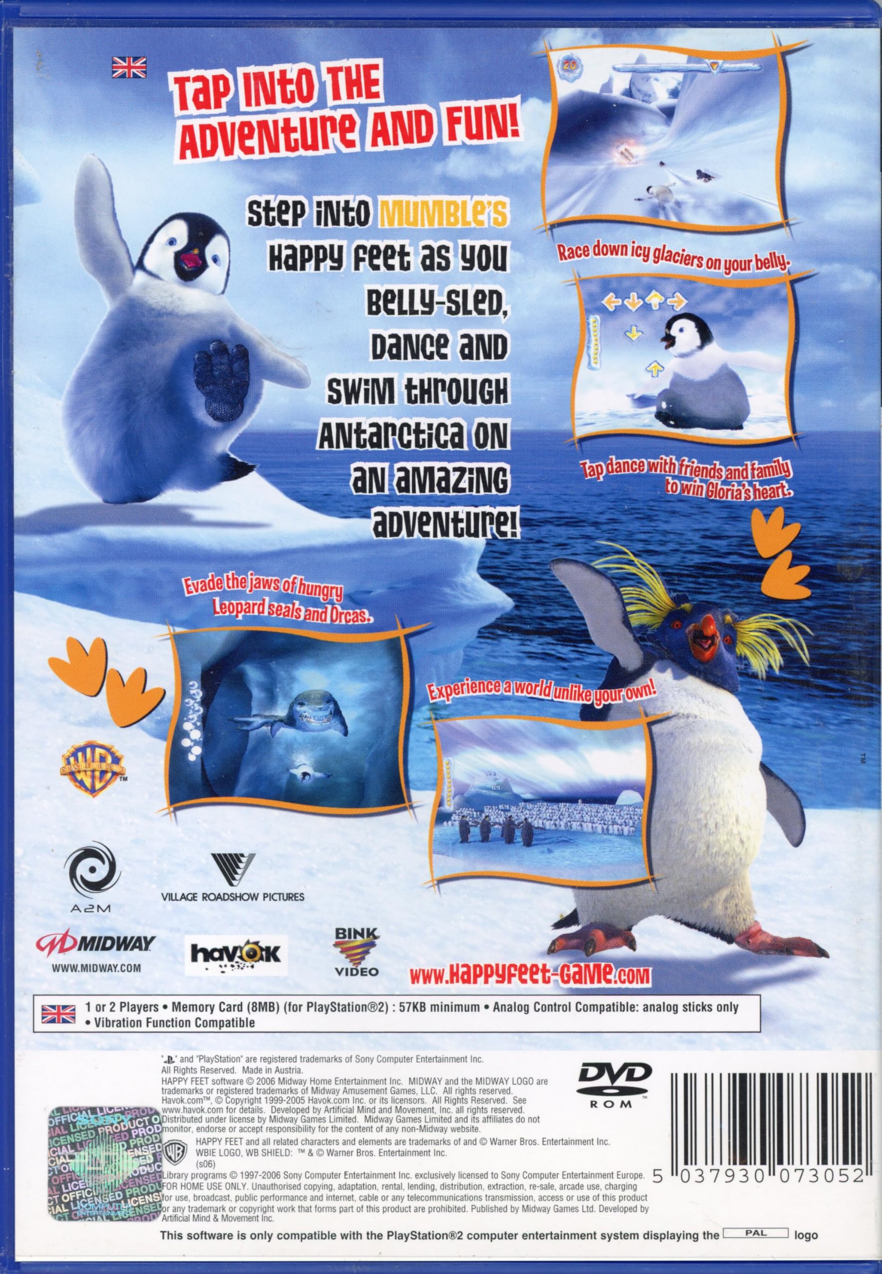 Happy Feet PS2 – Version Promo PAL – Jeu Vidéo Occasion