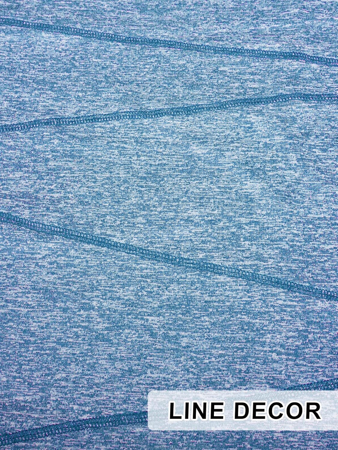 Workout Tops for Women Short Sleeve Shirts for Women Quick Dry Line Decor Yoga Tops - Image 4