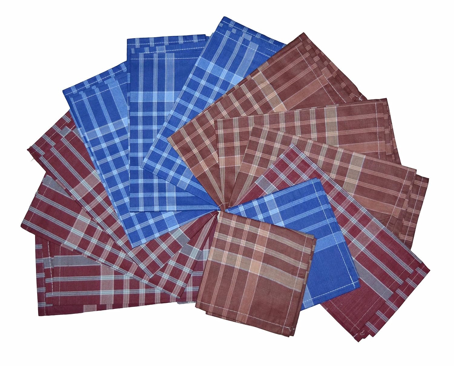Buy Rumal Luxury Handkerchief - 100% Cotton Dark Color Men's ...