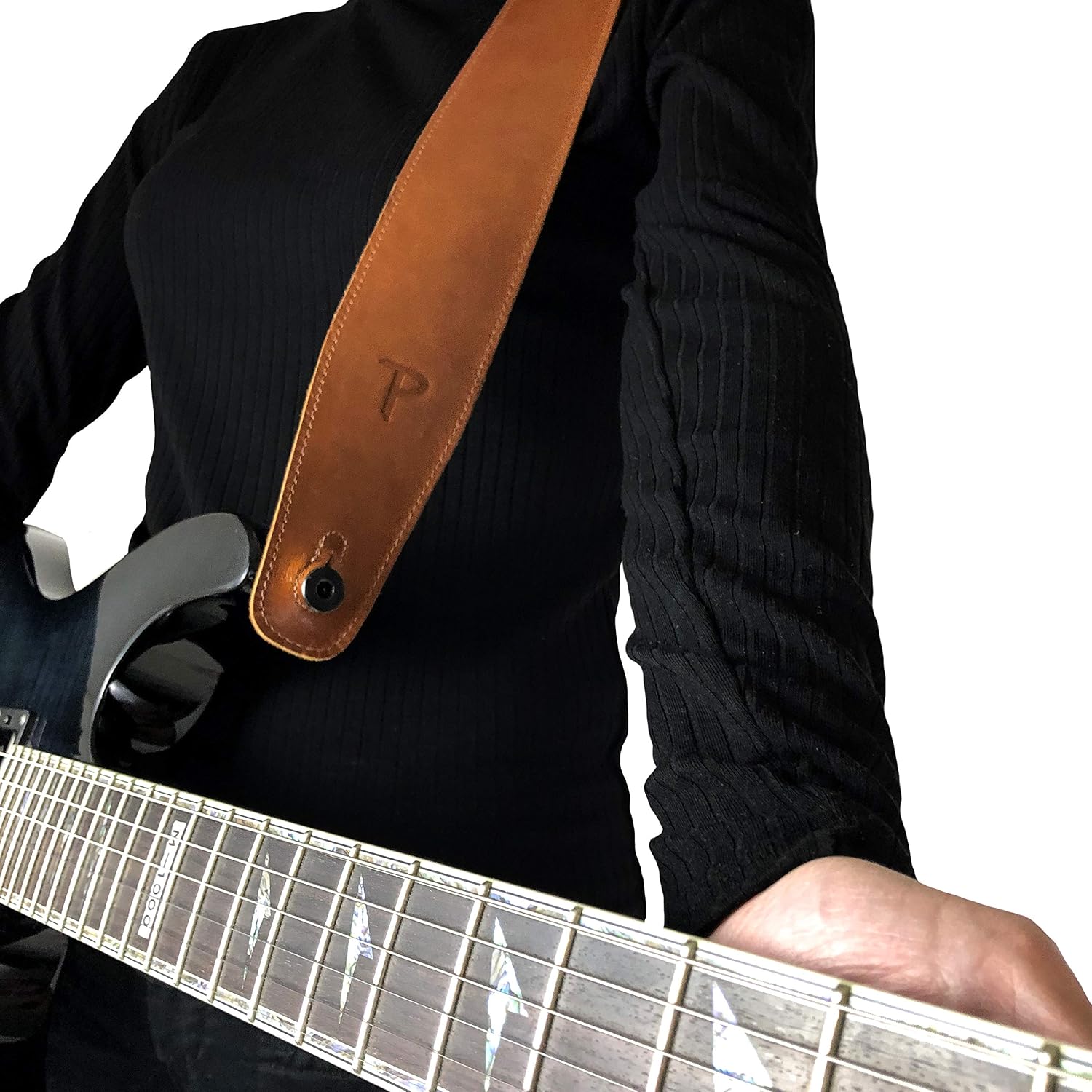 Perri's Leathers Ltd. - The Africa Collection - Adjustable Strap From 41″ to 56″ for Electric, Acoustic, Bass Guitar - The Africa Collection - Tan (AFR25-6873) image 4