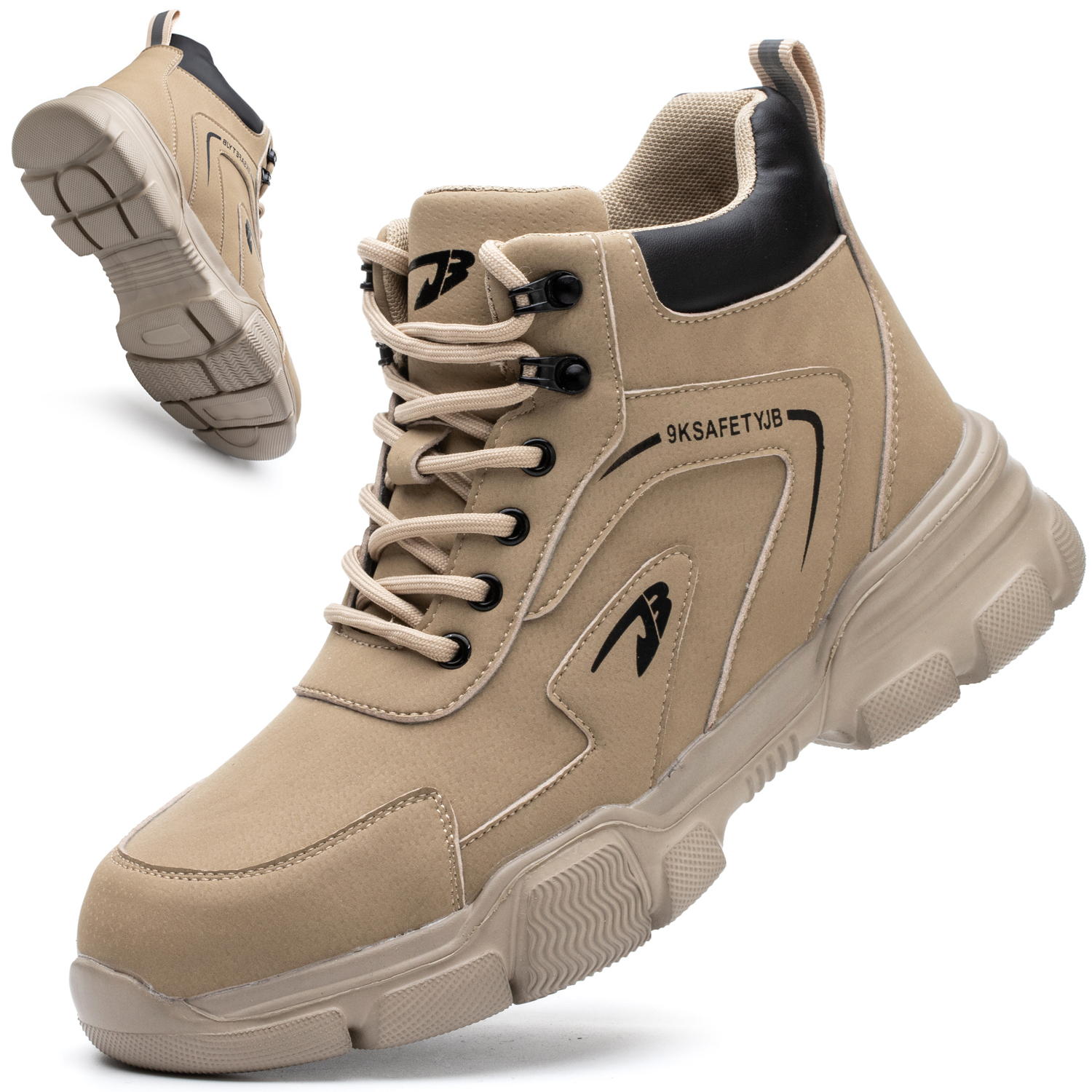 Men\'s Steel Toe Work Boots Waterproof Non-Slip Safety Construction Male SR MAX Men main image 2