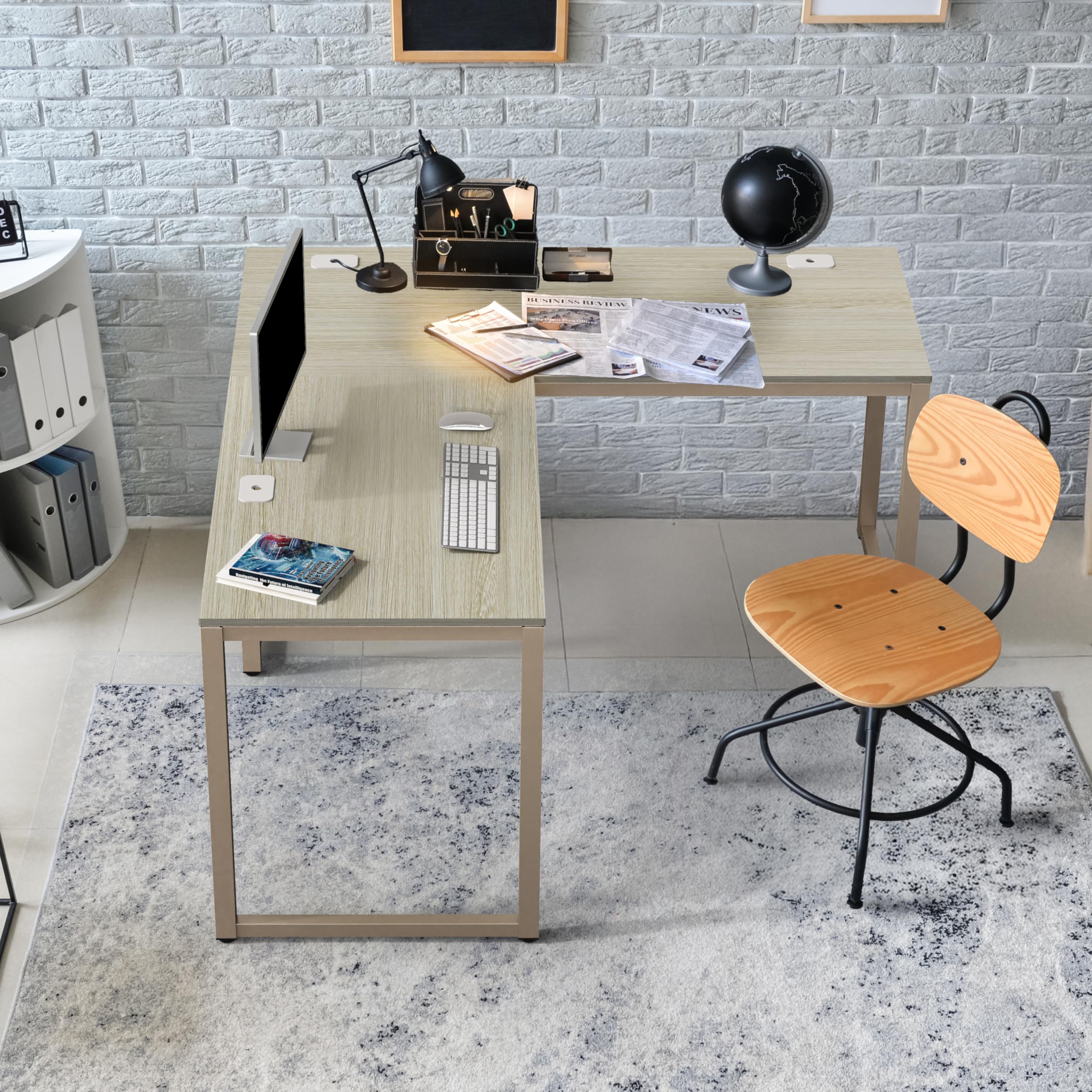 Amazon.com: SHW 55 x 60 Inches Commercial-Grade L-Shape Corner