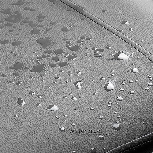 Miniatura 36 de Finnhomy Taburetes de bar modernos de piel sintética, juego de 2 taburetes de bar de altura de mostrador, taburetes de bar giratorios con reposapiés