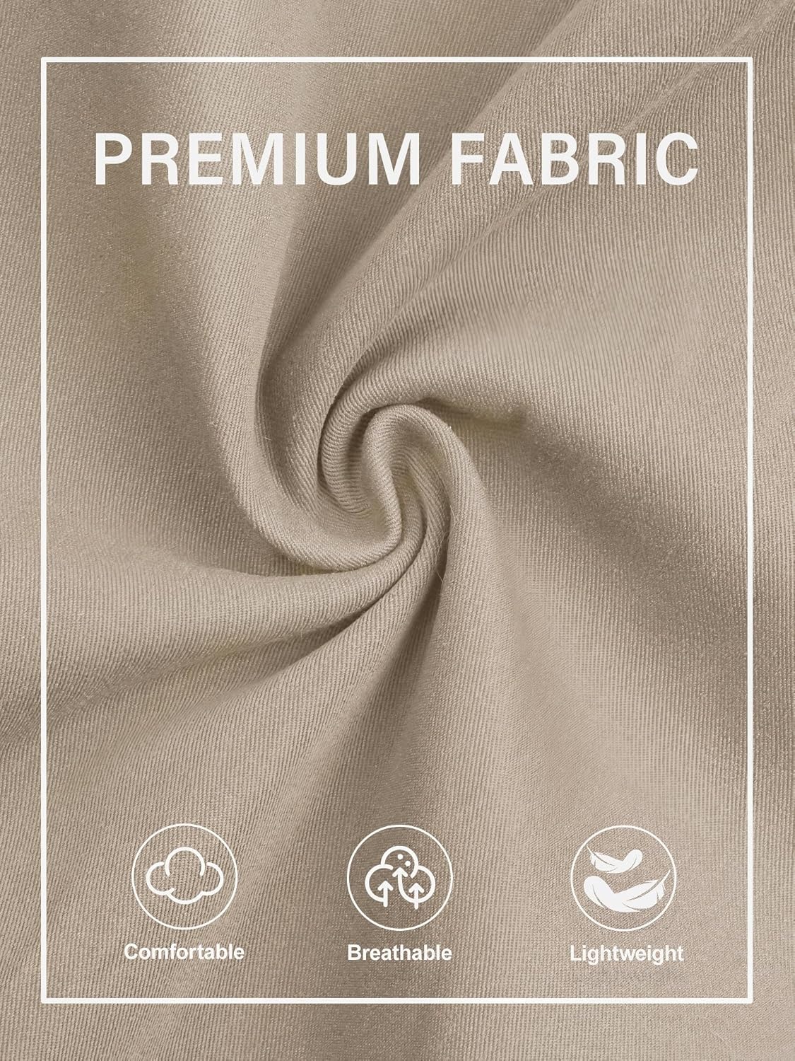 PLEPAN Mens Baggy Cargo Pants Loose Fit Casual Parachute Pants Elastic Waist Drawstring Streetwear Joggers Sweatpants - Image 6