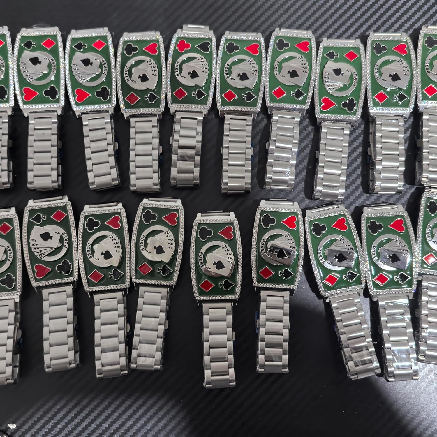 Texas Hold 'EM Poker Ring Champion Bracelet Great Prize for Your tournaments