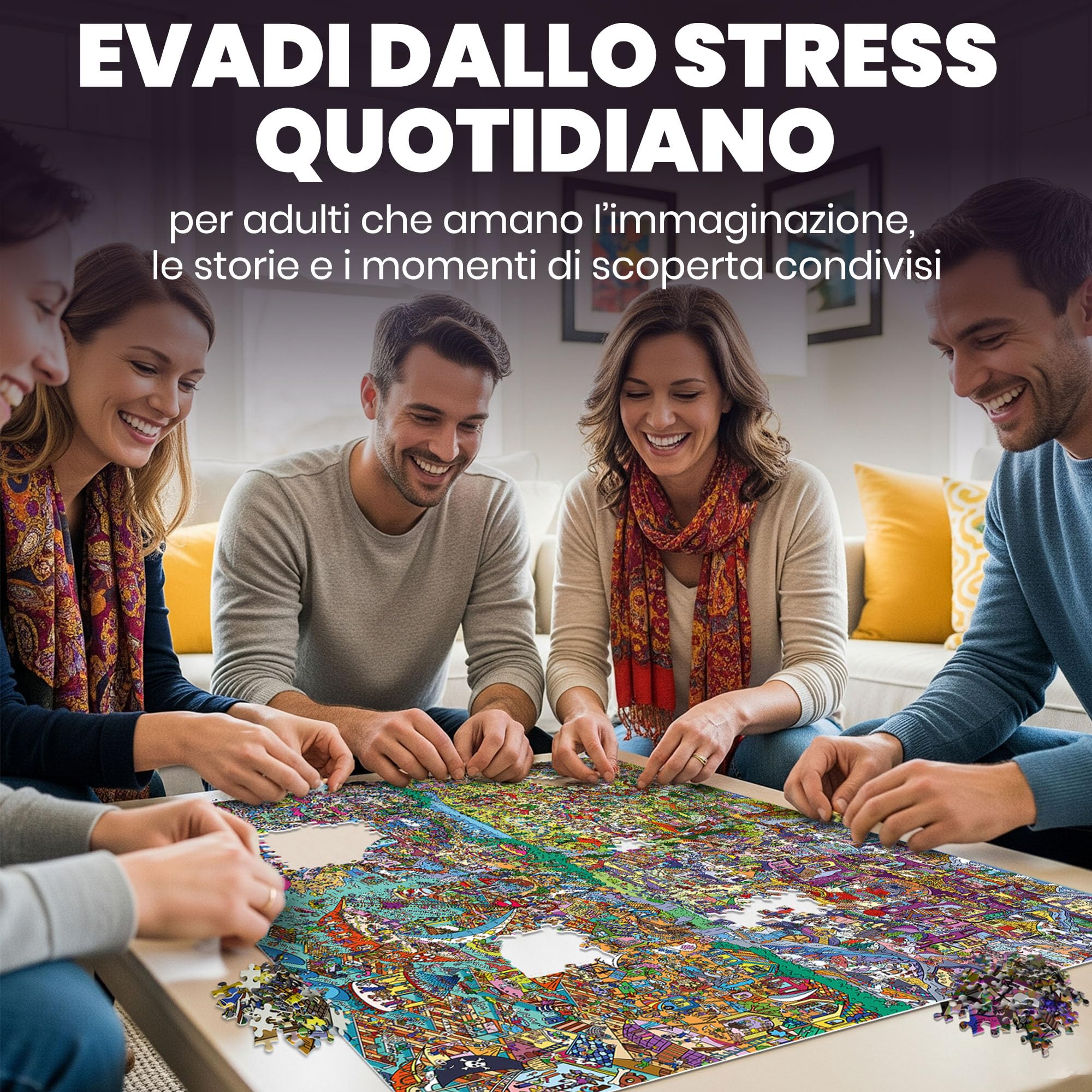Puzzle da 1000 pezzi per adulti – Puzzle per adulti da 1000 pezzi