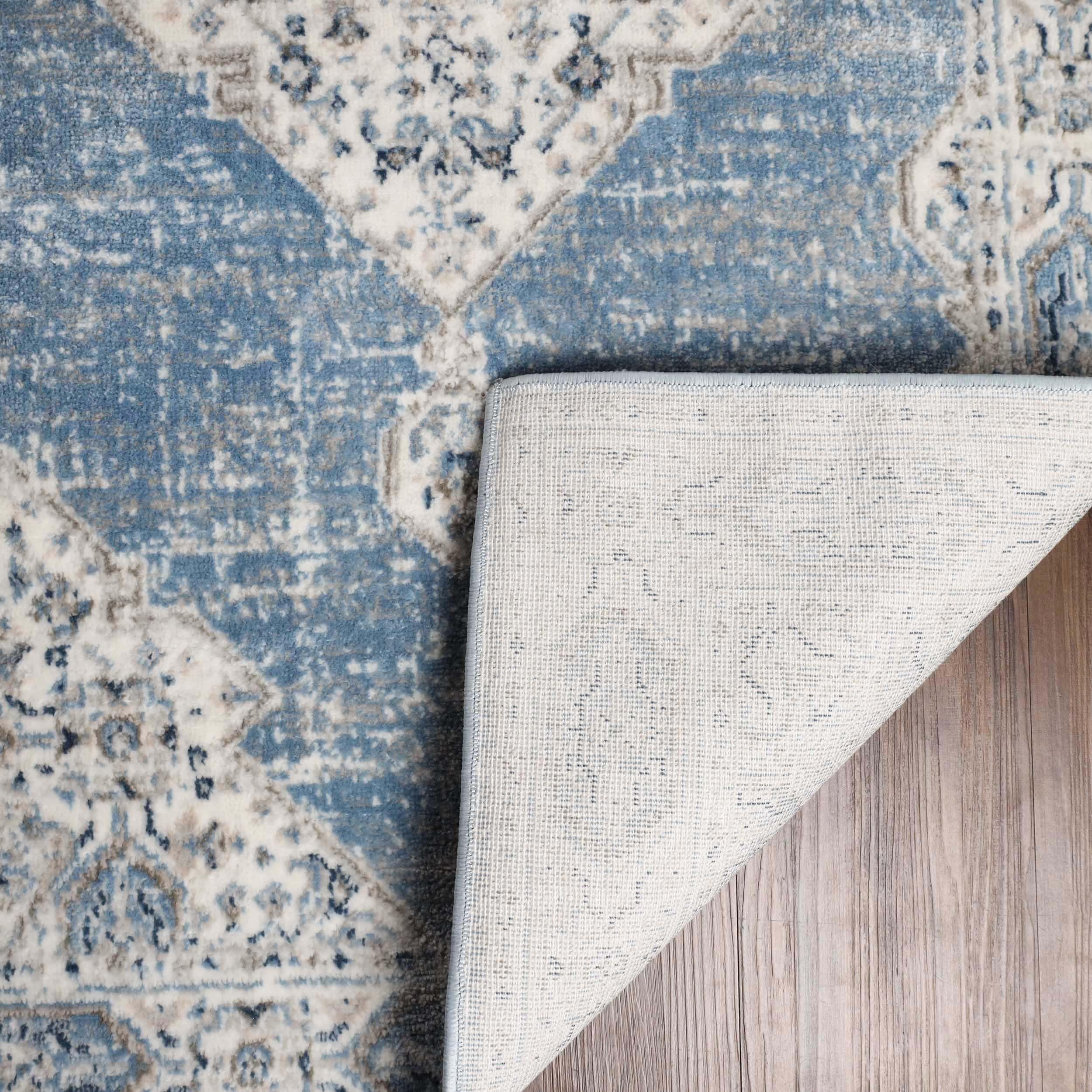 SUPERIOR Kailani Indoor Area Rug with Cotton Backing, Perfect for Hallways, Entryway, Office