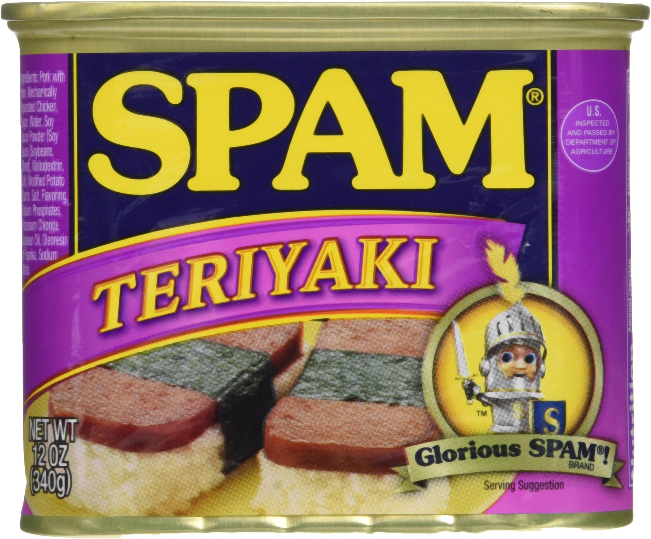 Teriyaki Spam 12 oz Pack of 3