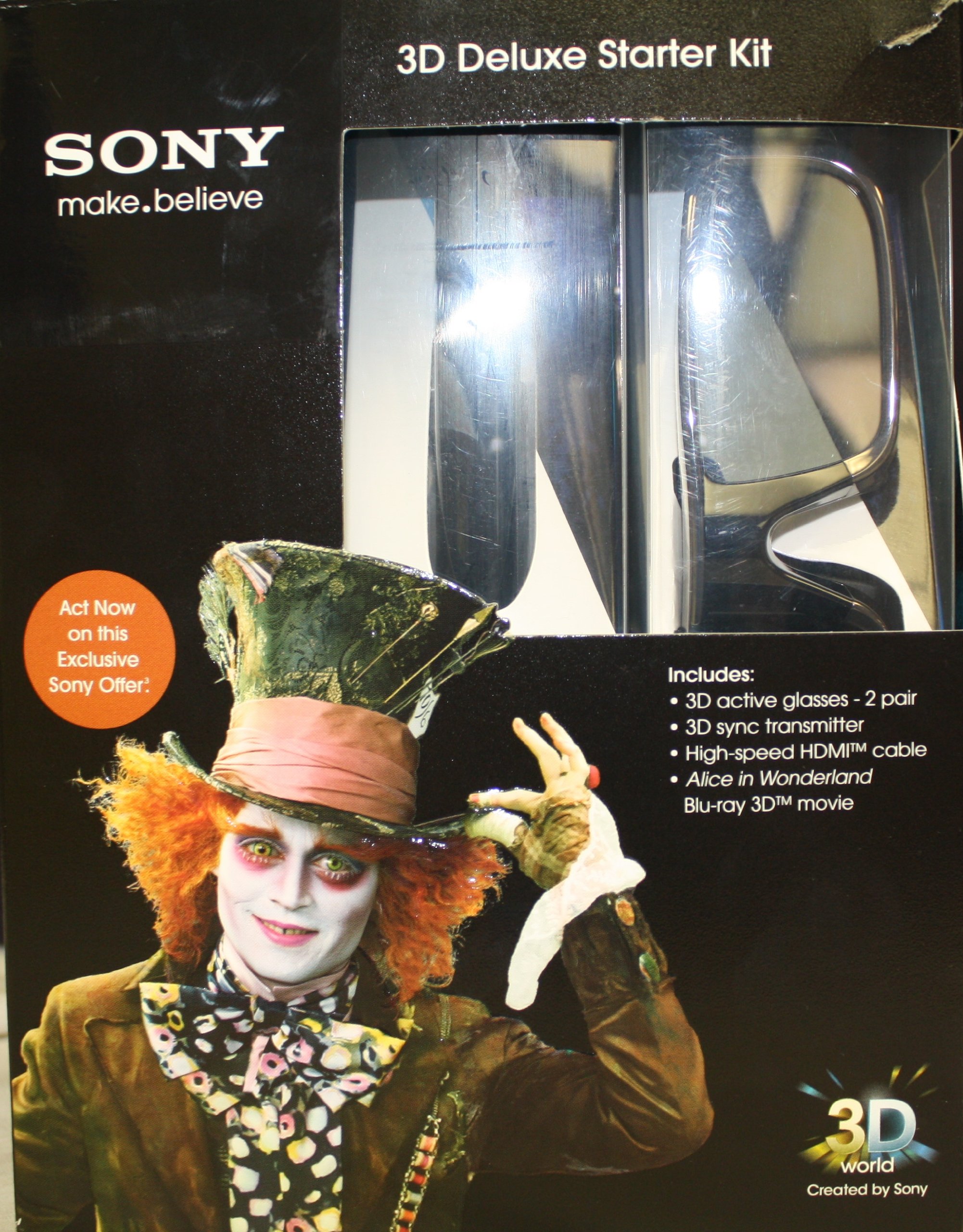 Sony 3DBNDL/ALICE 3D Deluxe Starter Kit, Black