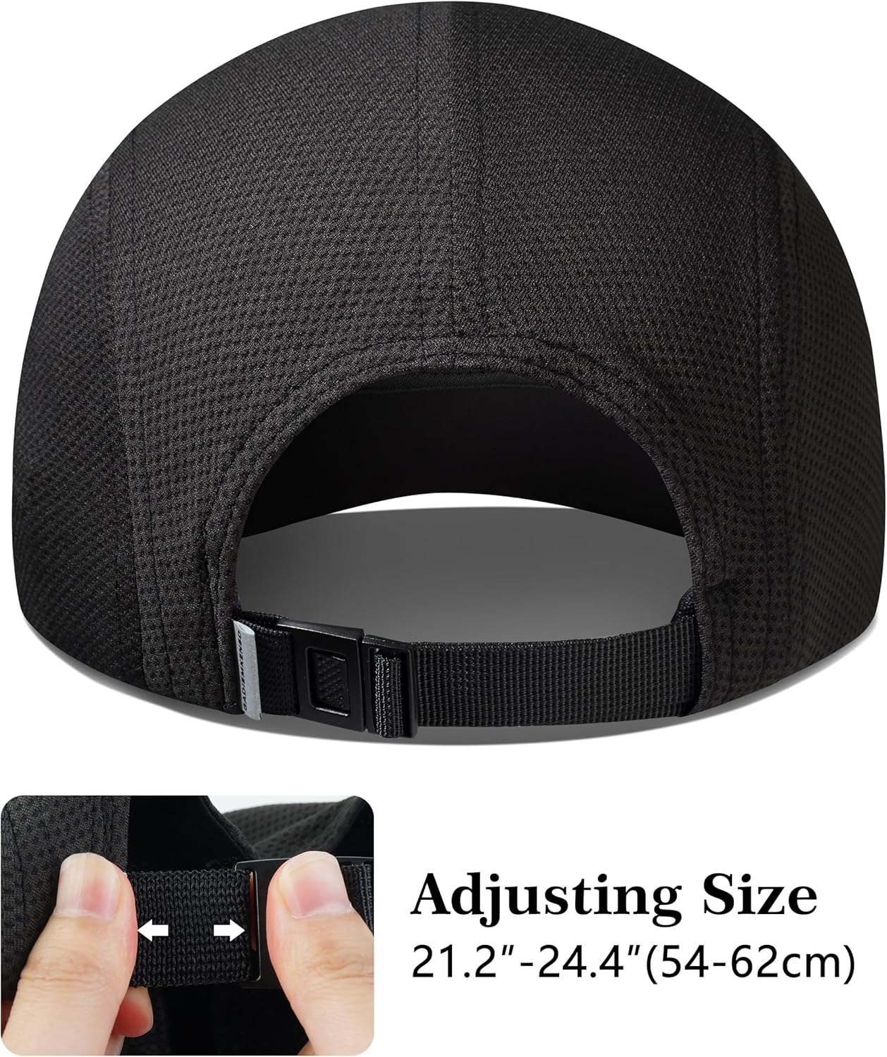 GADIEMKENSD Cooling Running Hat Performance Mesh Hat with Reflective, Ventilation, Lightweight, Cools Up to 2 Hours - Image 8