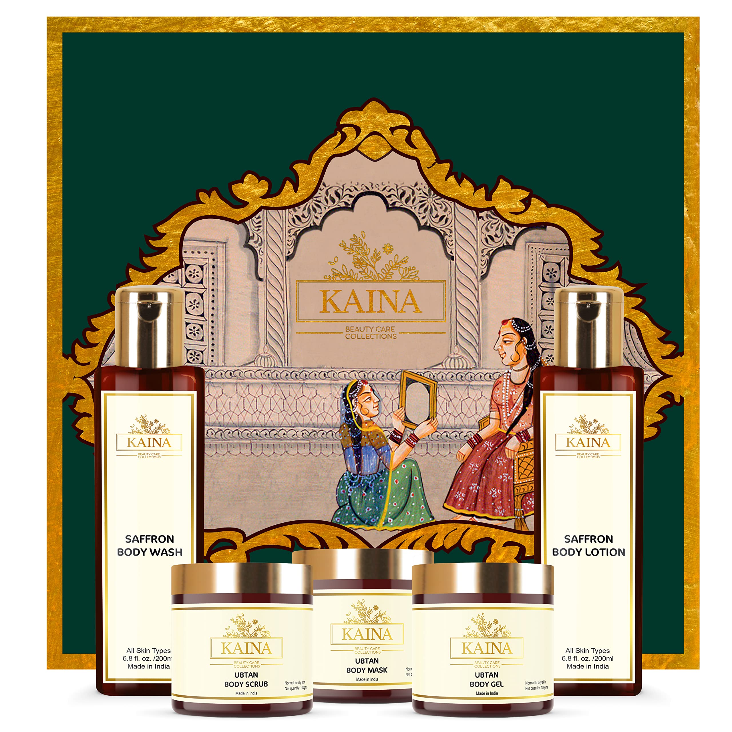 Kaina UBTAN BODY POLISHING KIT for Skin Nourishing | Organic Herbs; Tan Removal; Intense Moisturization | A combo of body scrub, body gel, body mask, body wash & body lotion-image-30