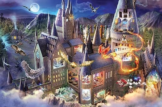 Ravensburger – Puzzle 3000 Piezas Harry Potter Castillo De Hogwarts Ravensburger.