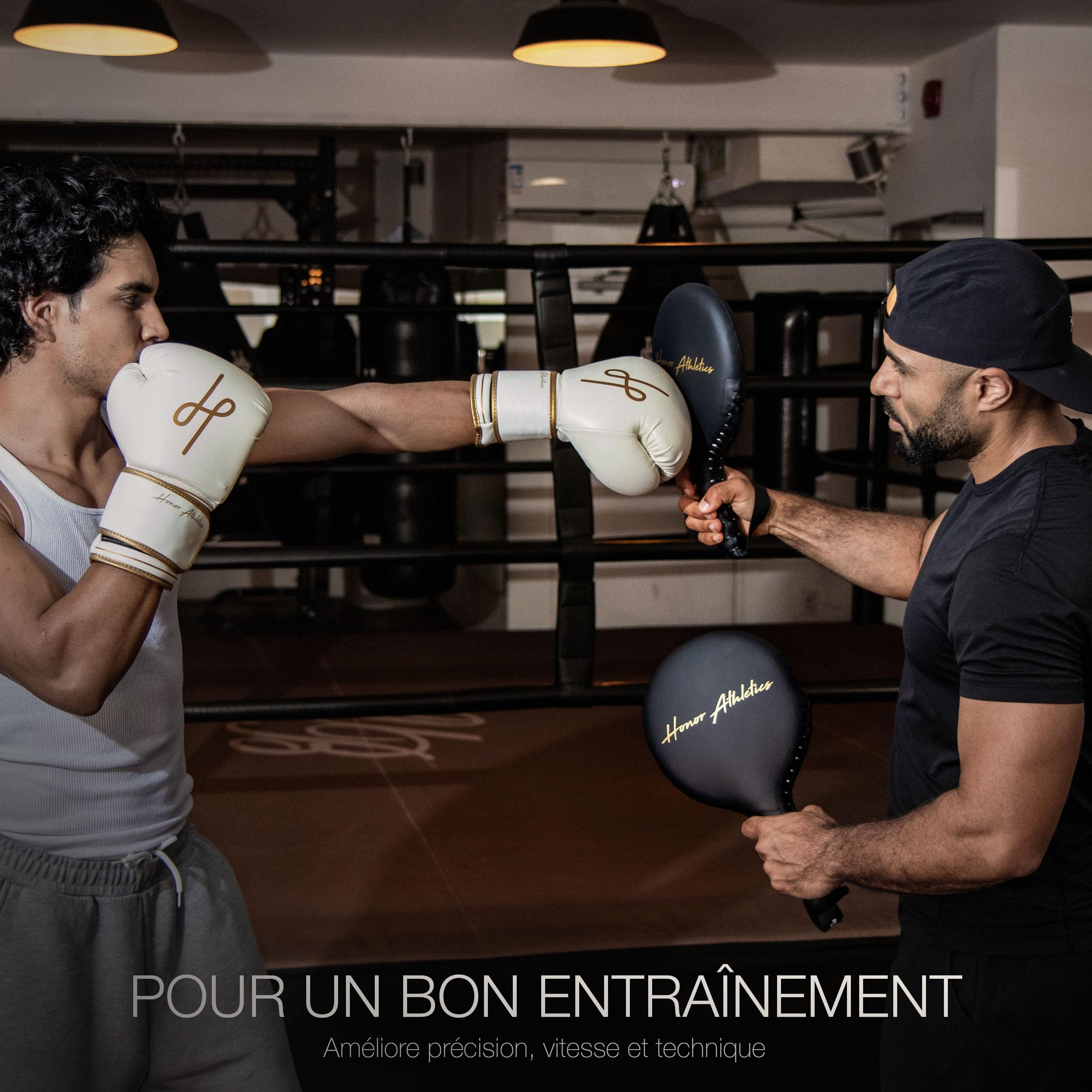 Honor Athletics Paddles de Frappe Professionnelles de Boxe et de MMA (Paire)