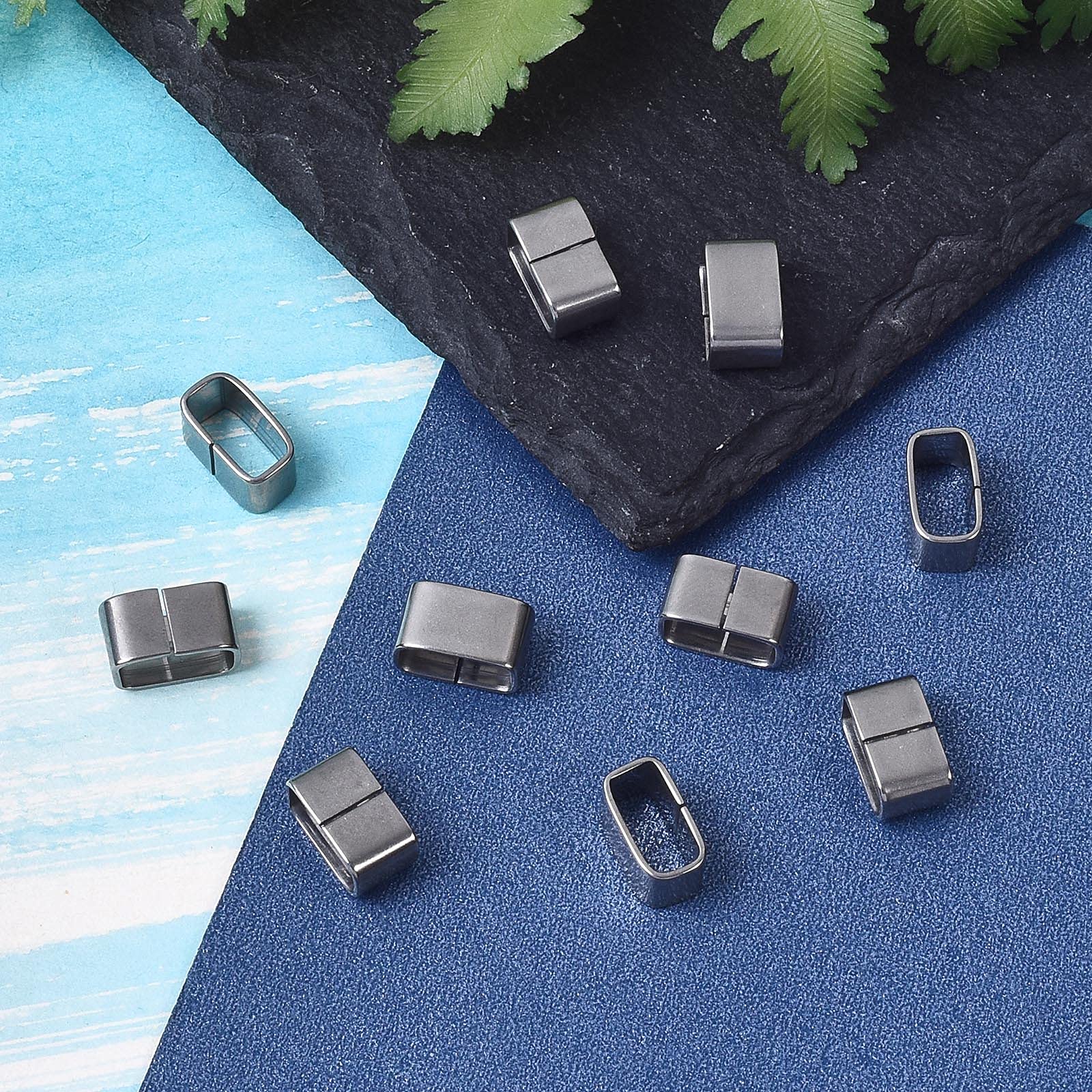 distanziatori con strass – personalizzare il prossimo progetto con strass opzioni di colore assortiti – Scegli tra 5, 10, e 20 pz – 9 mm diametro 20 Pack Silver With Blue Stone