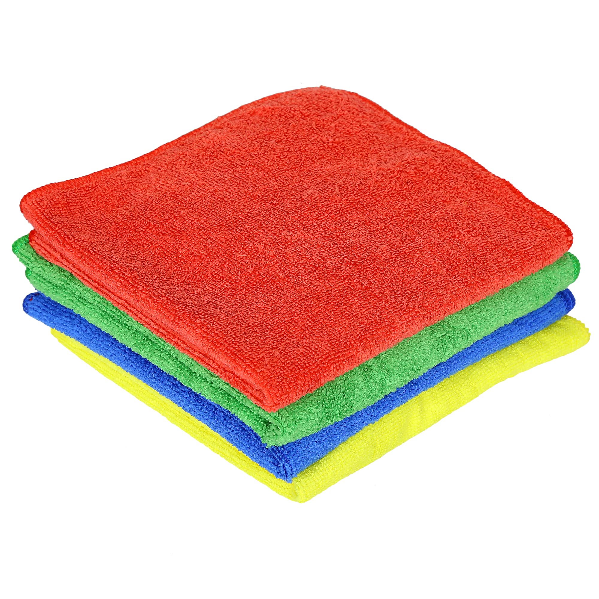 Trosskart Microfiber Cleaning Towels for Cars,Glasses,Kitchen,Laptop Screens,Stainless Steel appliances Multipurpose Duster (40 * 40) Multicolor Lint Free Cloth Pack of 4 ! (B08NZWBNWW) Amazon Price History, Amazon Price Tracker