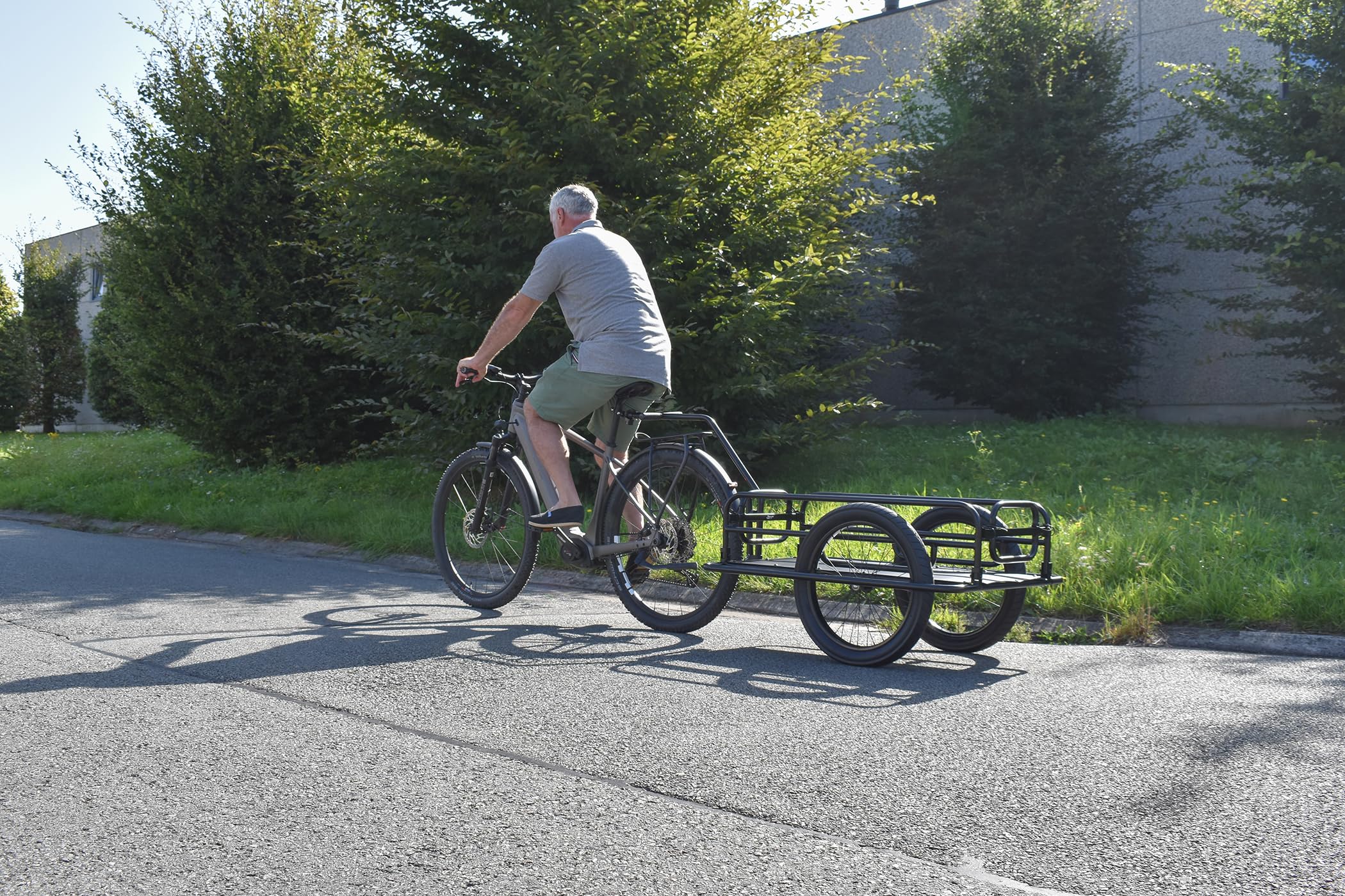 Remorque Pliable pour Vélo Attelage sur Tige de Selle