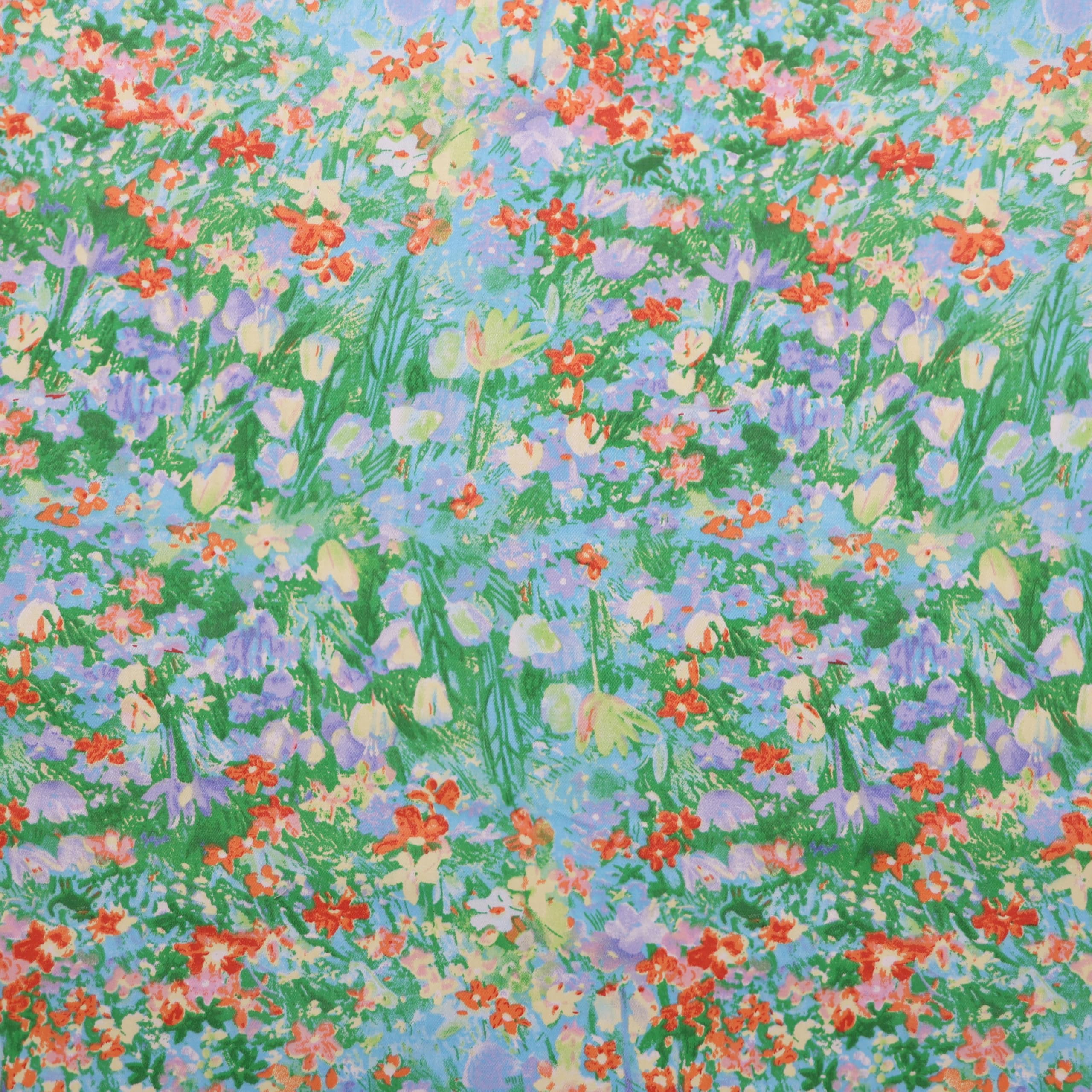 Colorful Floral Cotton Fabric