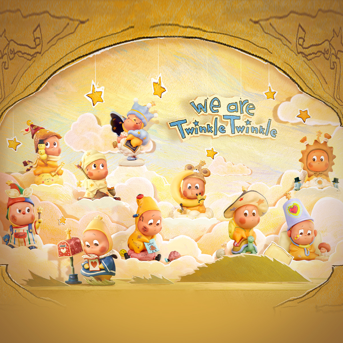 POP MART We are Twinkle Twinkle Series Figures Whole Set 2.5