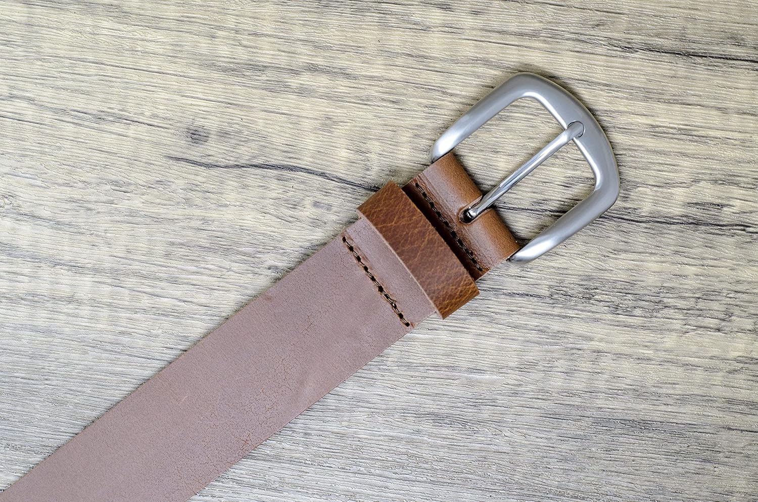 Ashford Ridge Herrengürtel 38mm Vollleder - Handgefertigt In England Für Jeans & Anzug