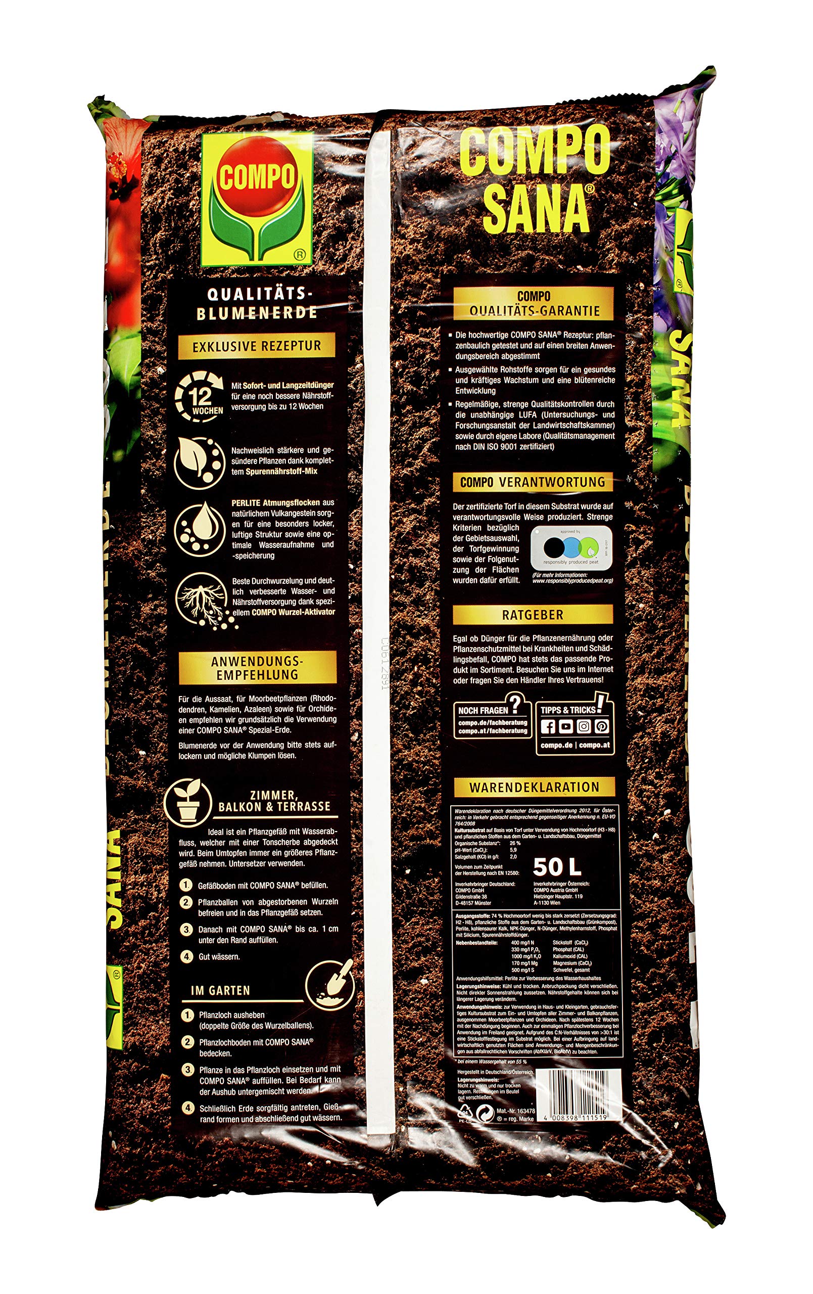 Compo SANA Compost 50 L : Amazon.com.be: Garden