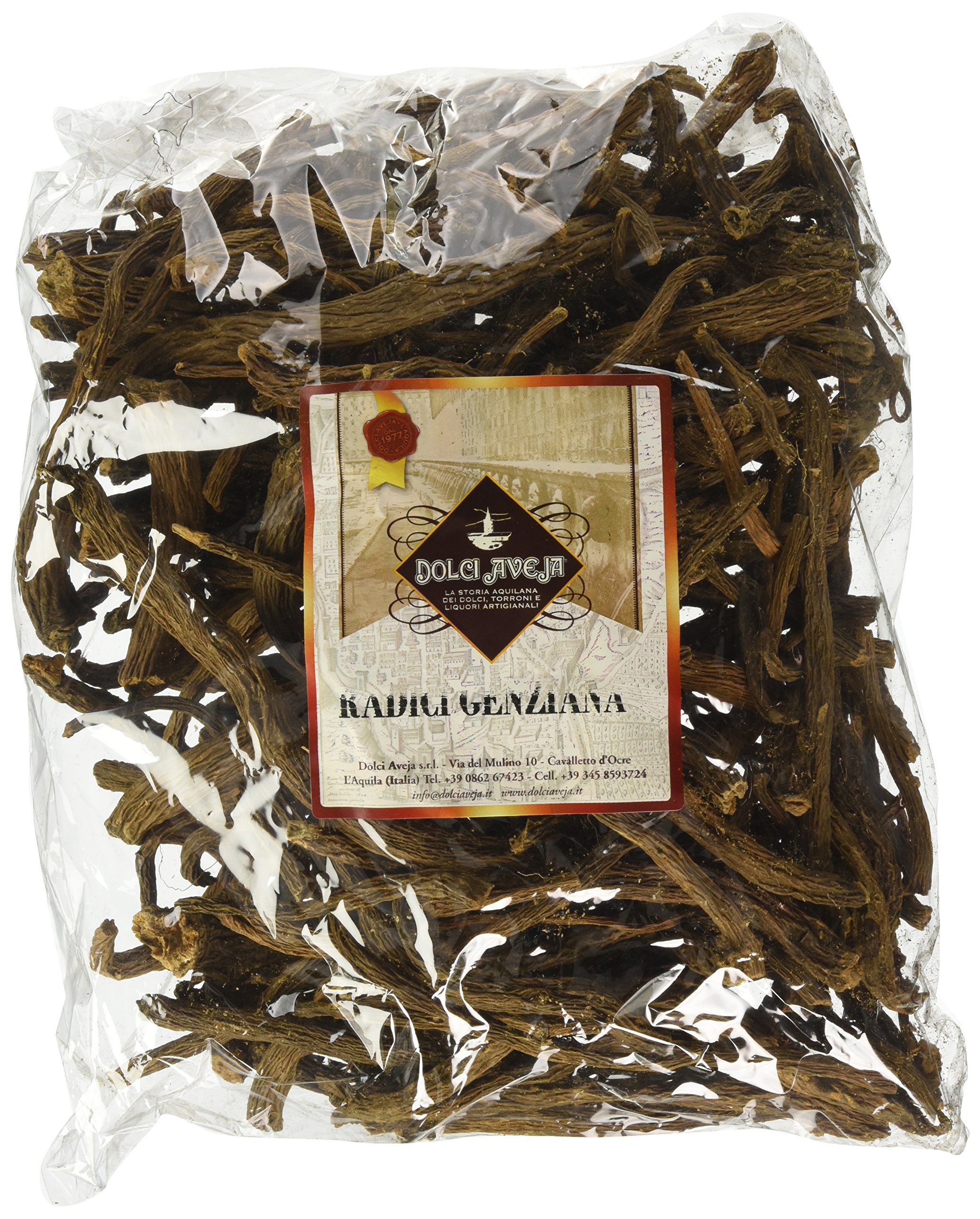 Radici di Genziana Intere per Infusi - 1000 gr