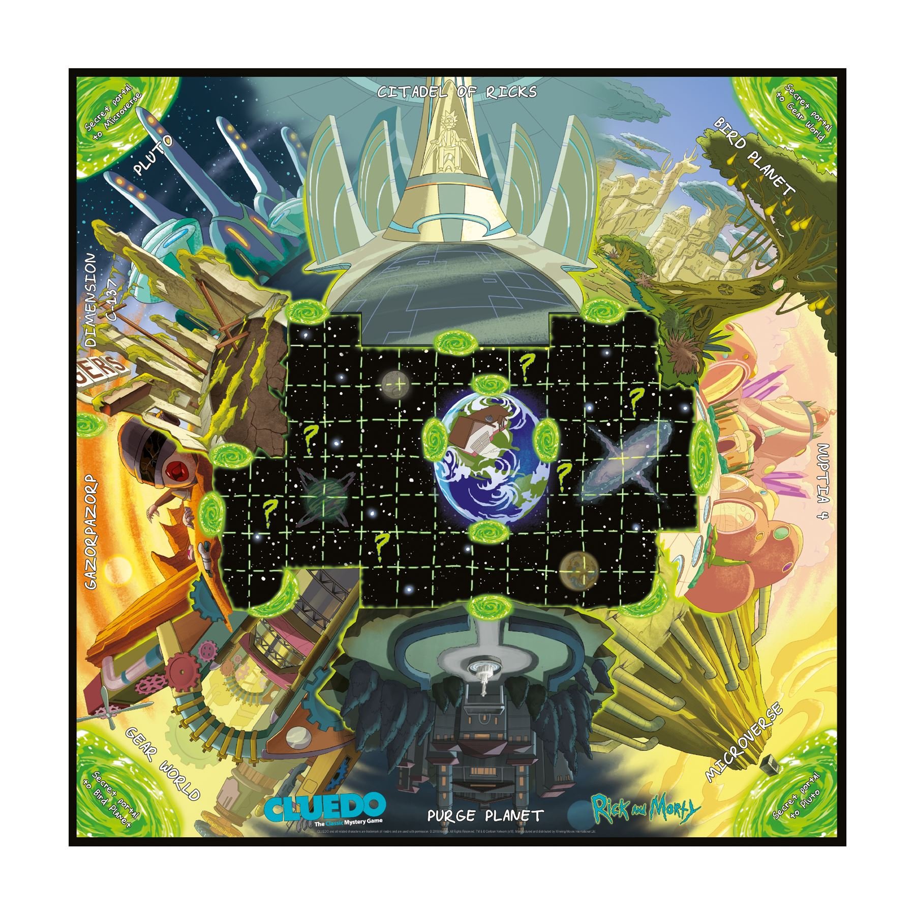 Cluedo 3210 Rick & Morty Board Game