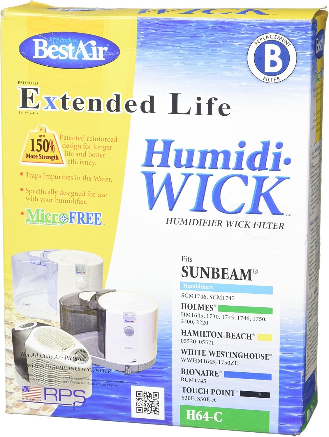 WICK HUMIDIFIER H64-C